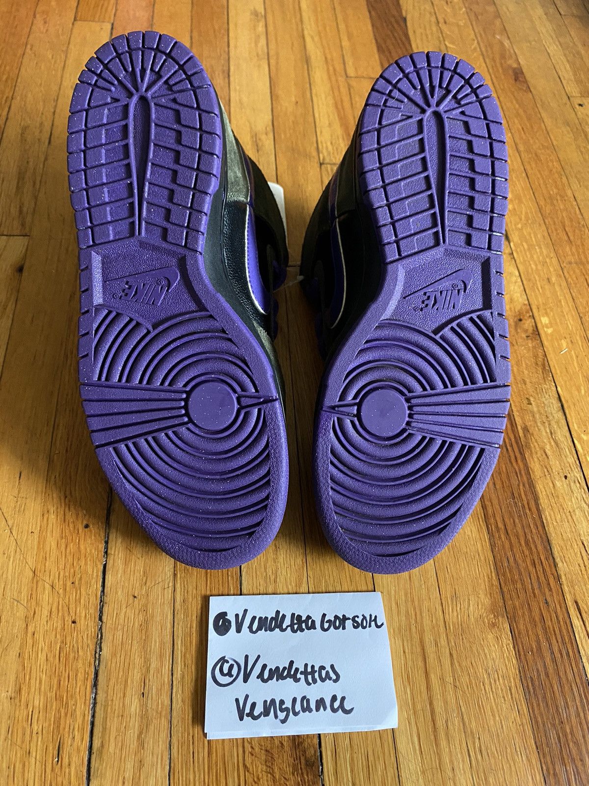 Nike Nike Sb Dunk Purple Haze 420 SAMPLE PROMO UNRELEASED US9 Size US 9 / EU 42 - 9 Thumbnail