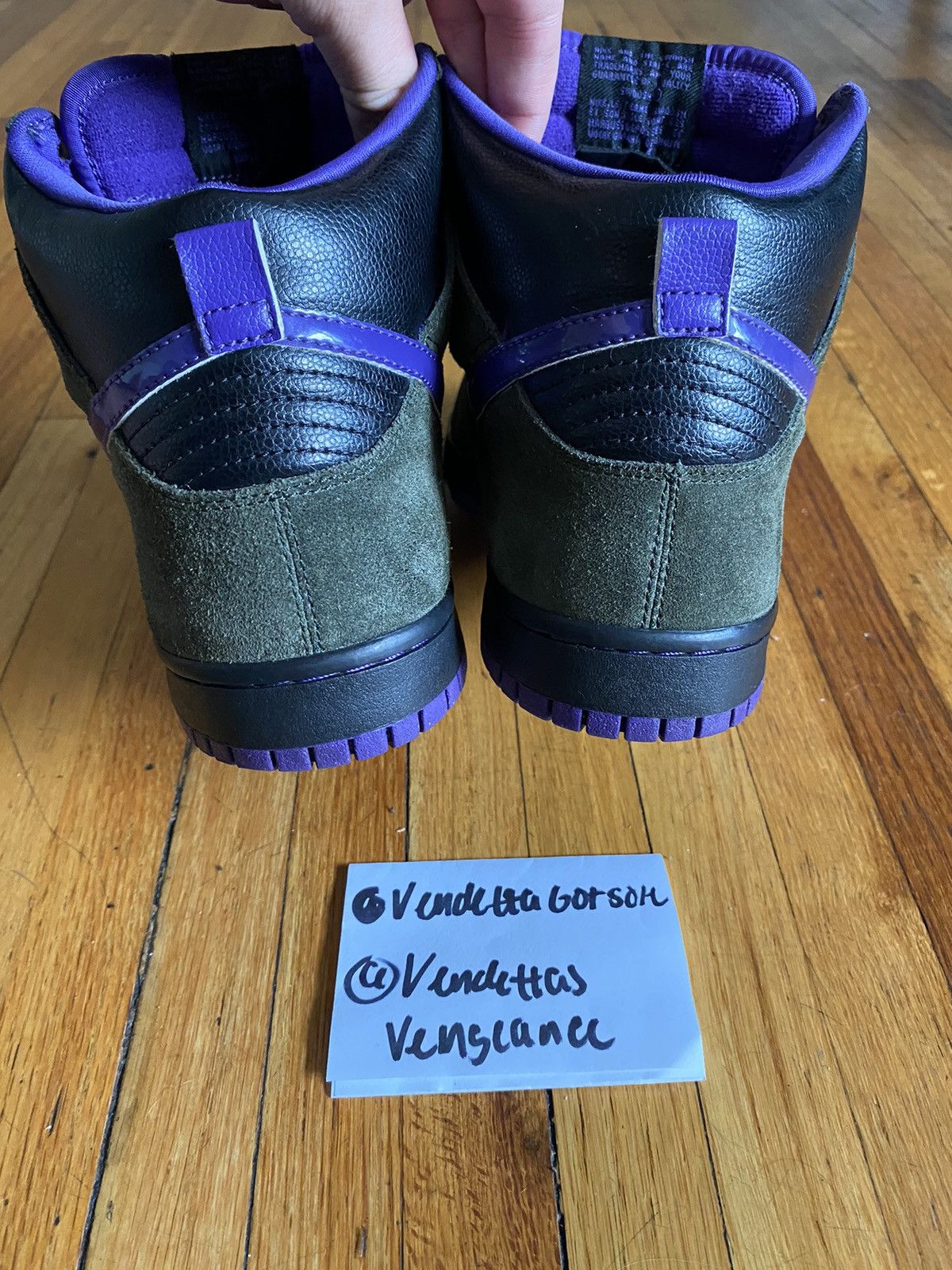 Nike Nike Sb Dunk Purple Haze 420 SAMPLE PROMO UNRELEASED US9 Size US 9 / EU 42 - 8 Thumbnail