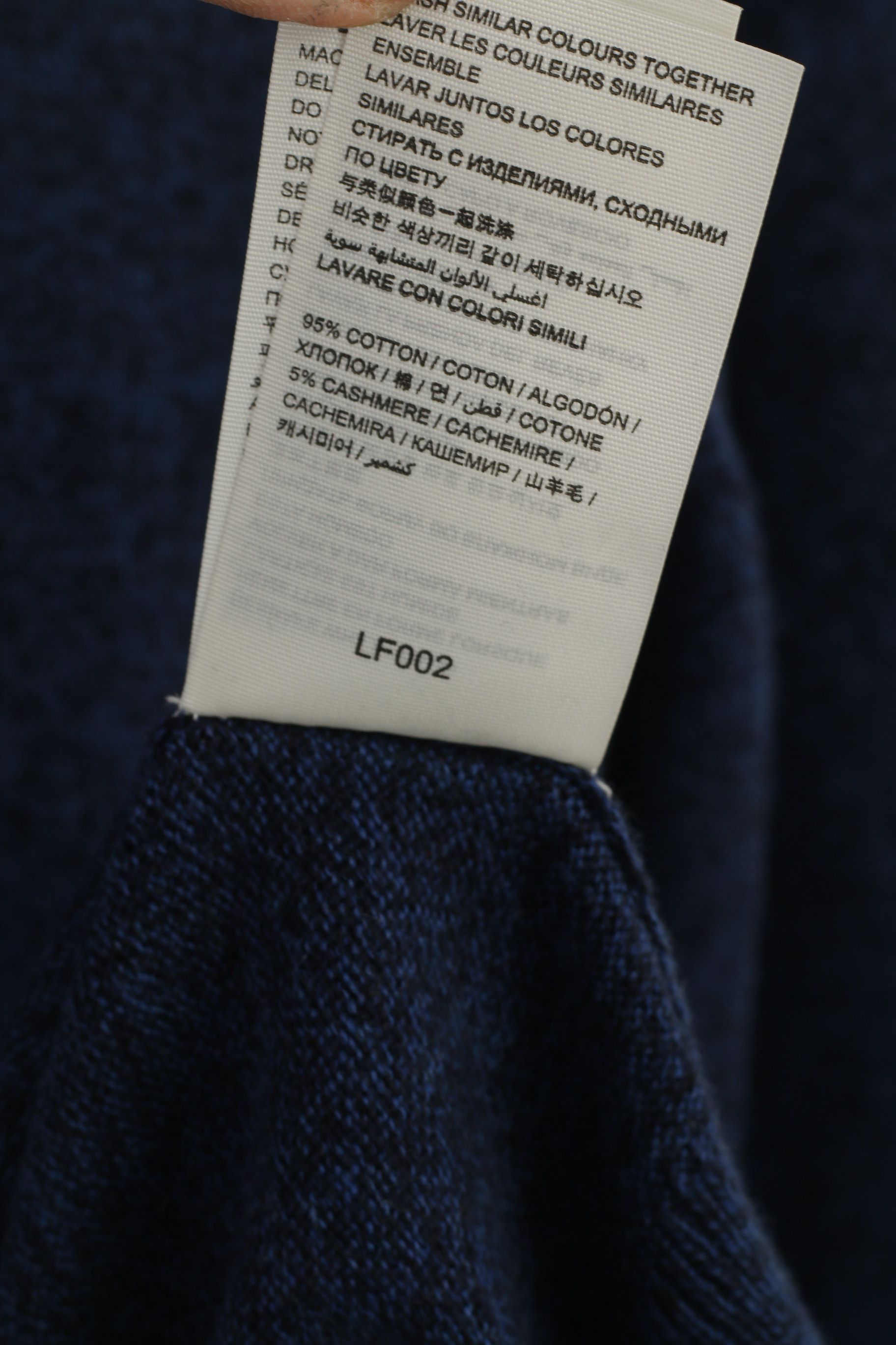 Superdry Superdry Men S Jumper Blue Cotton Cashmere 6125 Size US S / EU 44-46 / 1 - 7 Thumbnail