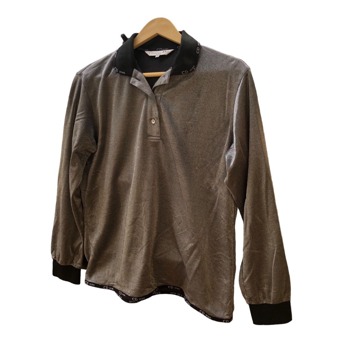 Christian Dior Monsieur Christian Dior Sport Side Tape Long Sleeve Destress Size M / US 6-8 / IT 42-44 - 1 Thumbnail