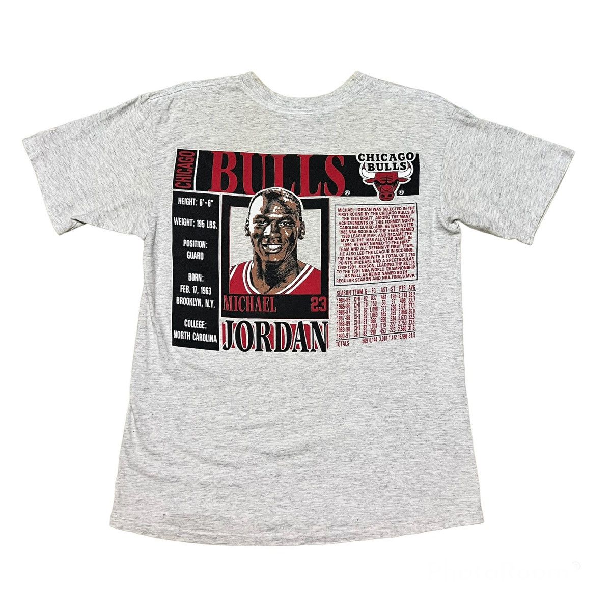 NBA Vintage Chicago Bulls Micheal Jordan T-Shirt Size US L / EU 52-54 / 3 - 3 Thumbnail
