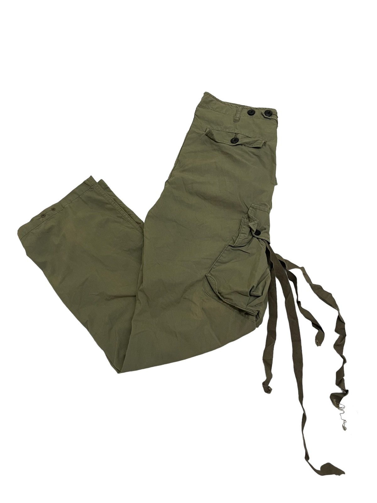 Japanese Brand N.HOOLYWOOD Cargo Pants 6 Pockets Punks Styles Size US 32 / EU 48 - 3 Thumbnail