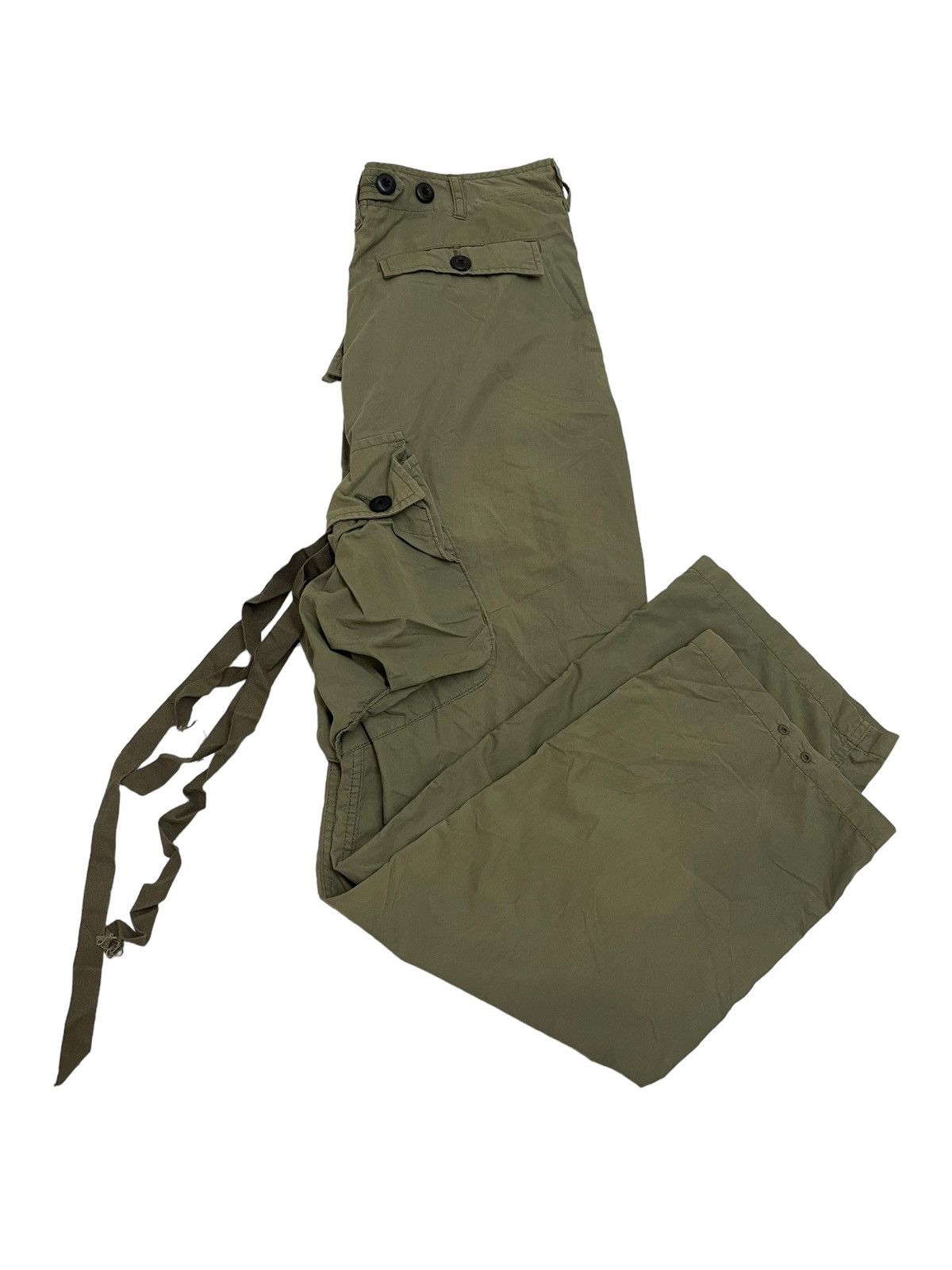 Japanese Brand N.HOOLYWOOD Cargo Pants 6 Pockets Punks Styles Size US 32 / EU 48 - 4 Thumbnail