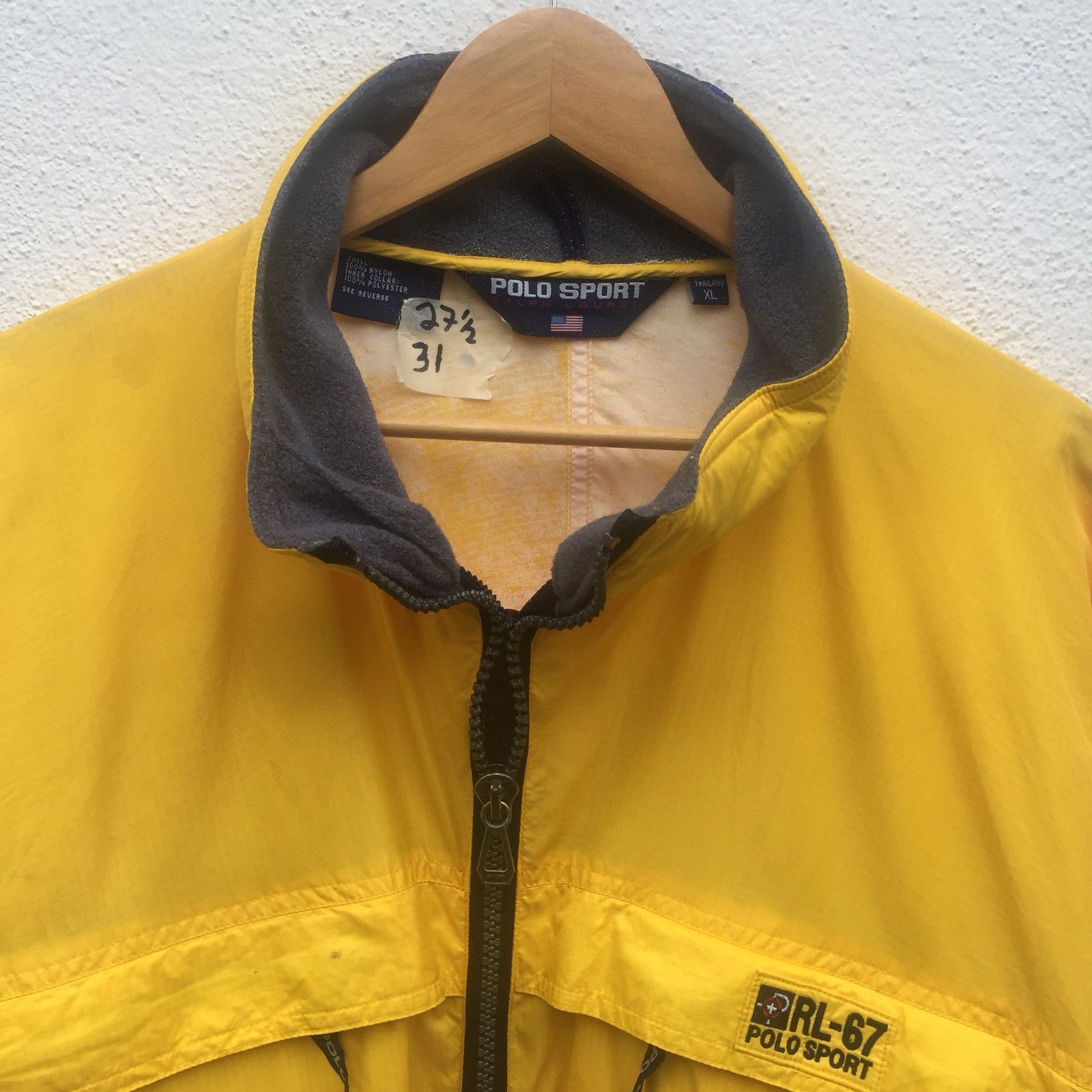 Polo Ralph Lauren Vintage 90s Polo Sport By Ralph Lauren Big Spellout Jacket Size US XL / EU 56 / 4 - 6 Thumbnail