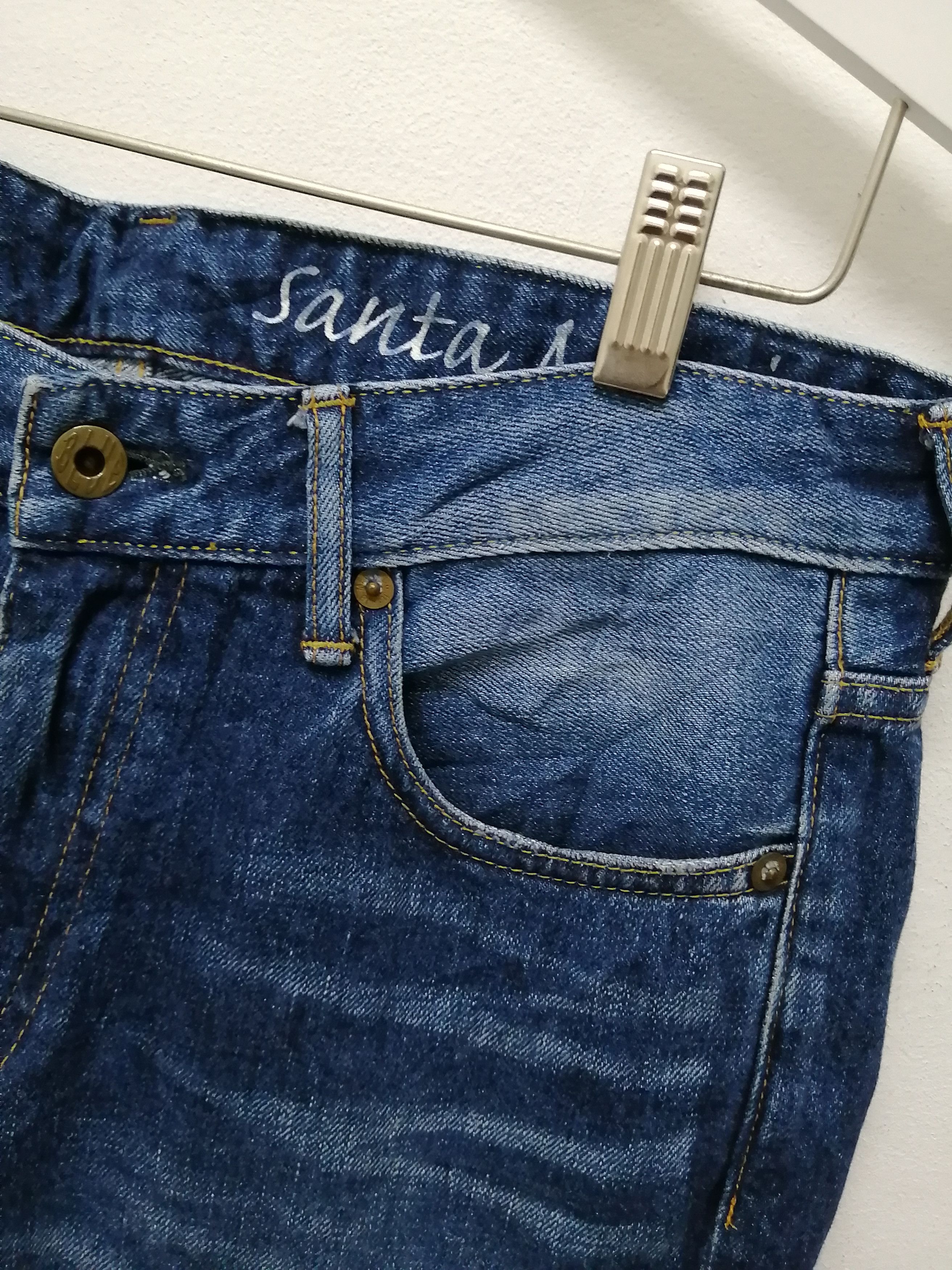 Japan Blue JAPAN BLUE Lot JB2400 Distressed Jeans Size US 31 - 9 Thumbnail