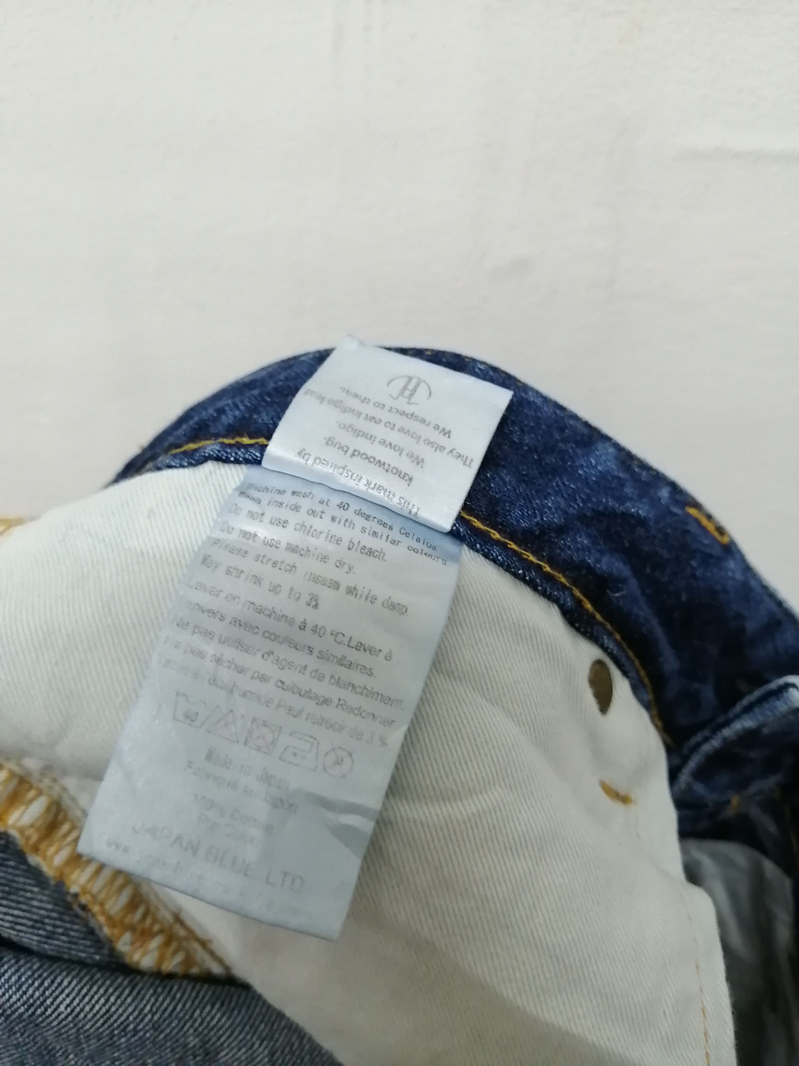 Japan Blue JAPAN BLUE Lot JB2400 Distressed Jeans Size US 31 - 3 Thumbnail