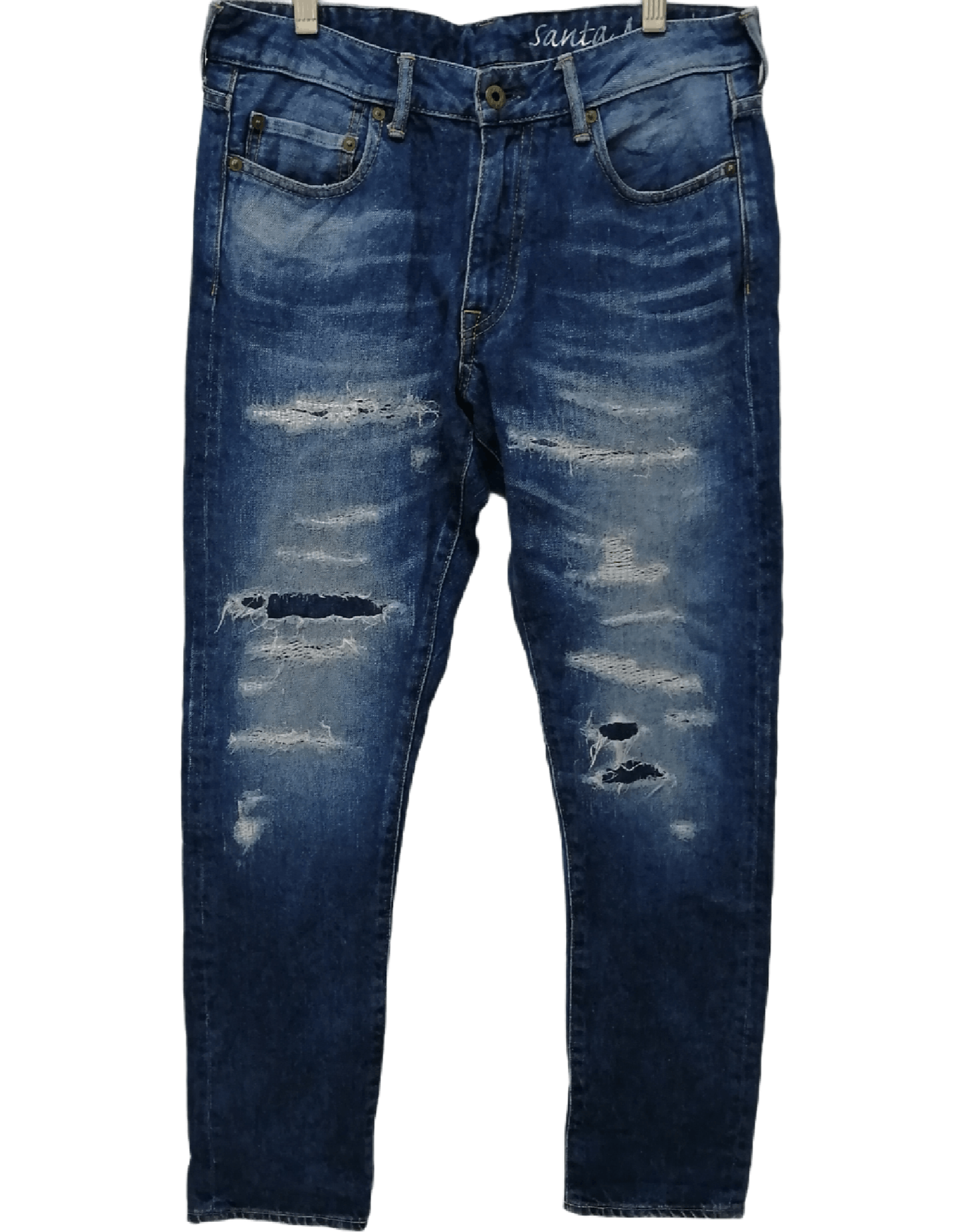 JAPAN BLUE Lot JB2400 Distressed Jeans
