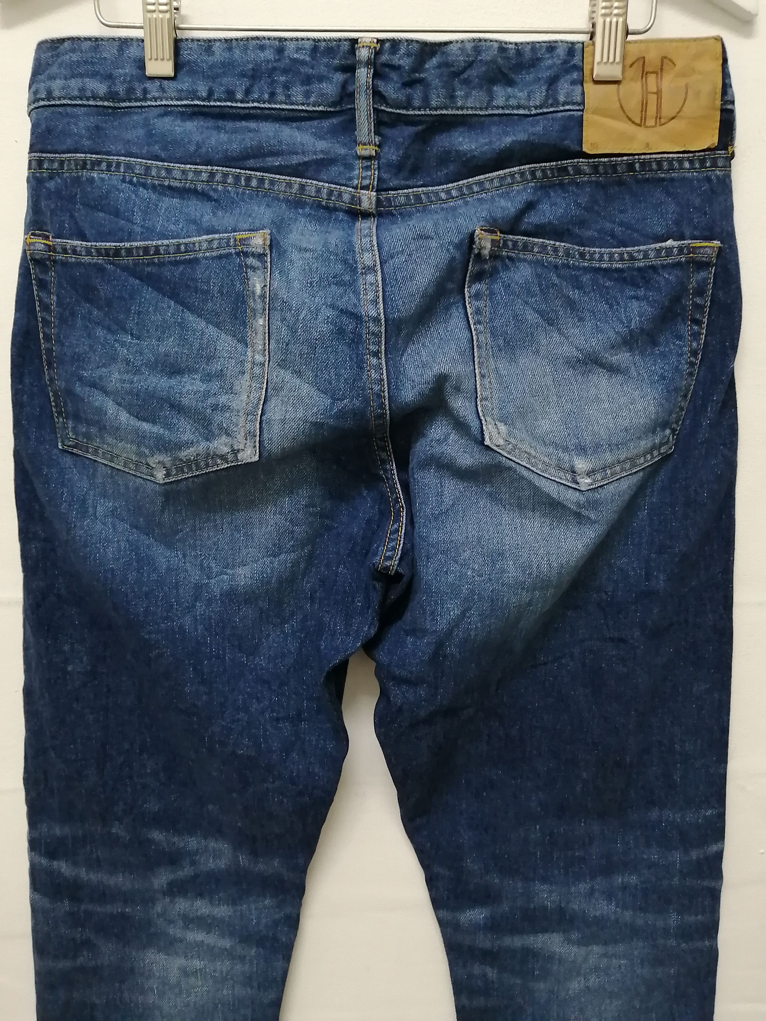 Japan Blue JAPAN BLUE Lot JB2400 Distressed Jeans Size US 31 - 5 Thumbnail
