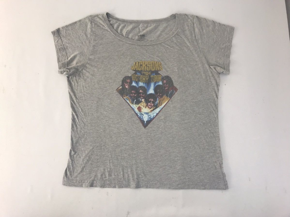 Michael Jackson Jacksons Michael Jackson Victory Tour 1984 Concert Tee Size L / US 10 / IT 46 - 2 Thumbnail