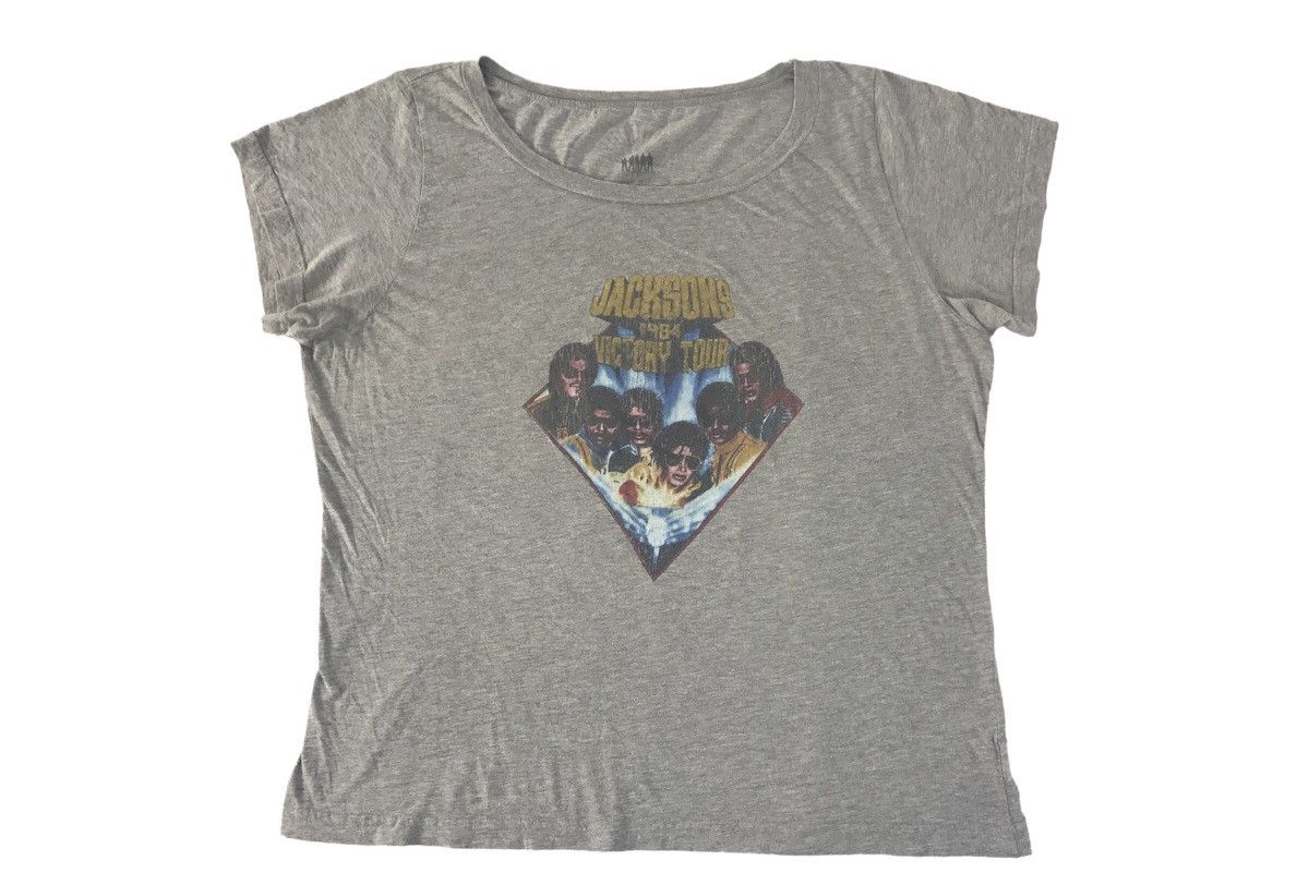 Michael Jackson Jacksons Michael Jackson Victory Tour 1984 Concert Tee Size L / US 10 / IT 46 - 1 Thumbnail