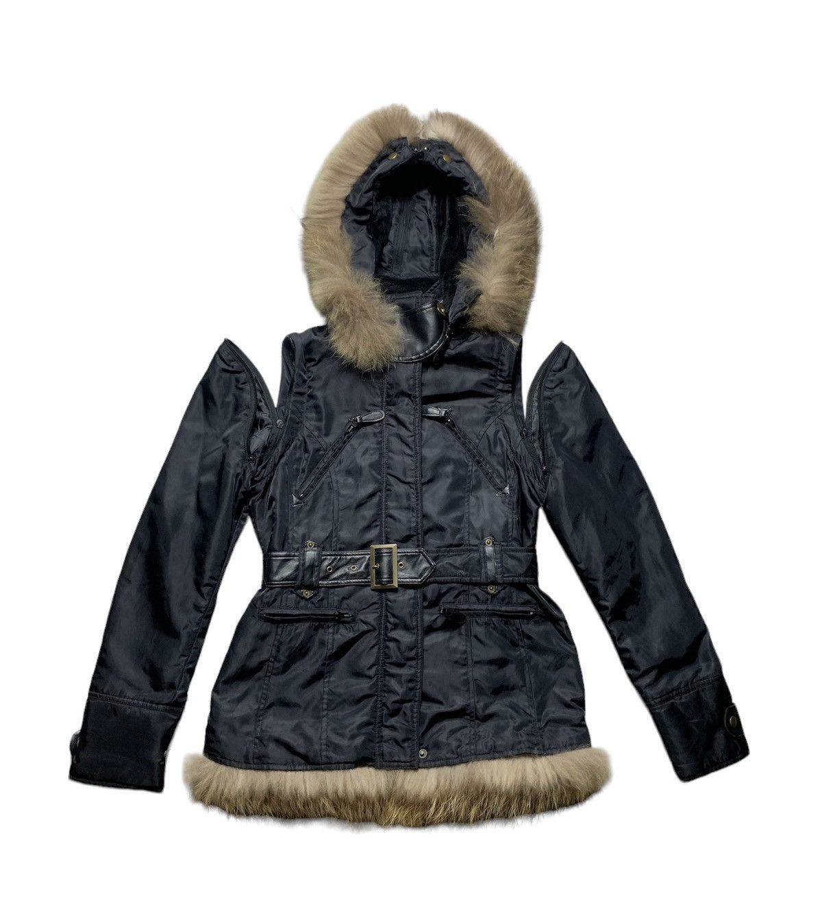 If Six Was Nine Vintage Japanese Fur Jacket By Vent Rimini Size M / US 6-8 / IT 42-44 - 2 Thumbnail