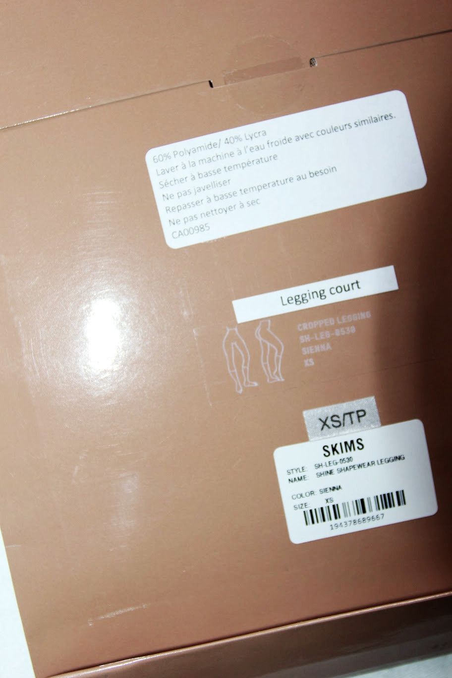 SKIMS BNWT AW22 SKIMS SHINE SHAPEWEAR LEGGING XS Size ONE SIZE - 3 Thumbnail