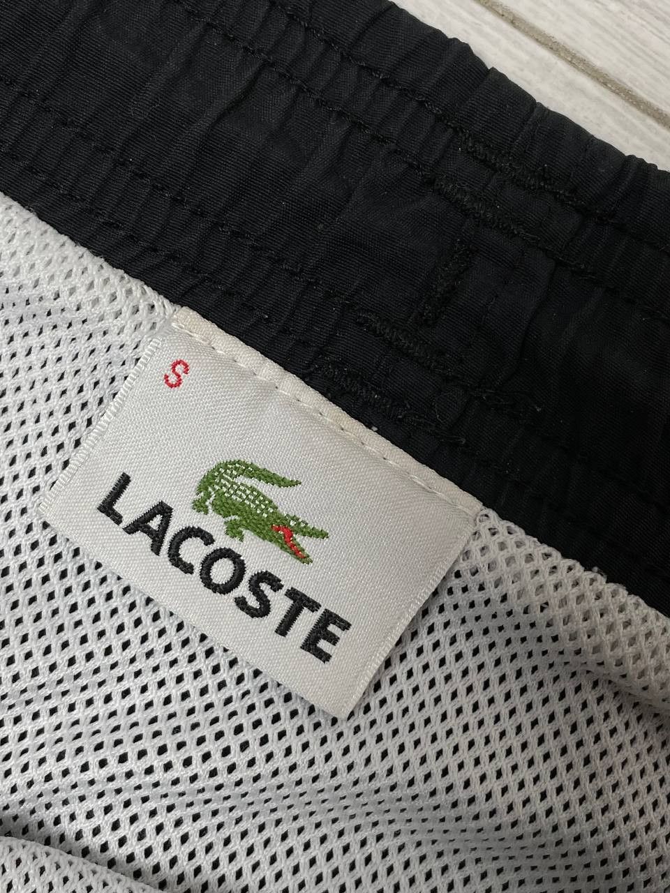 Lacoste Lacoste vintage black shorts big logo crocodile Size US 32 / EU 48 - 5 Thumbnail