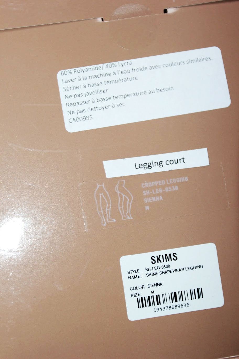 SKIMS BNWT AW22 SKIMS SHINE SHAPEWEAR LEGGING M Size ONE SIZE - 3 Thumbnail