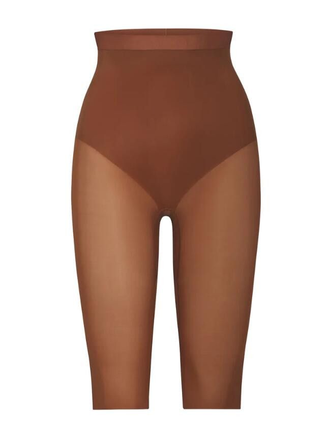 SKIMS BNWT AW22 SKIMS SHINE SHAPEWEAR LEGGING BRONZE S Size ONE SIZE - 1 Thumbnail