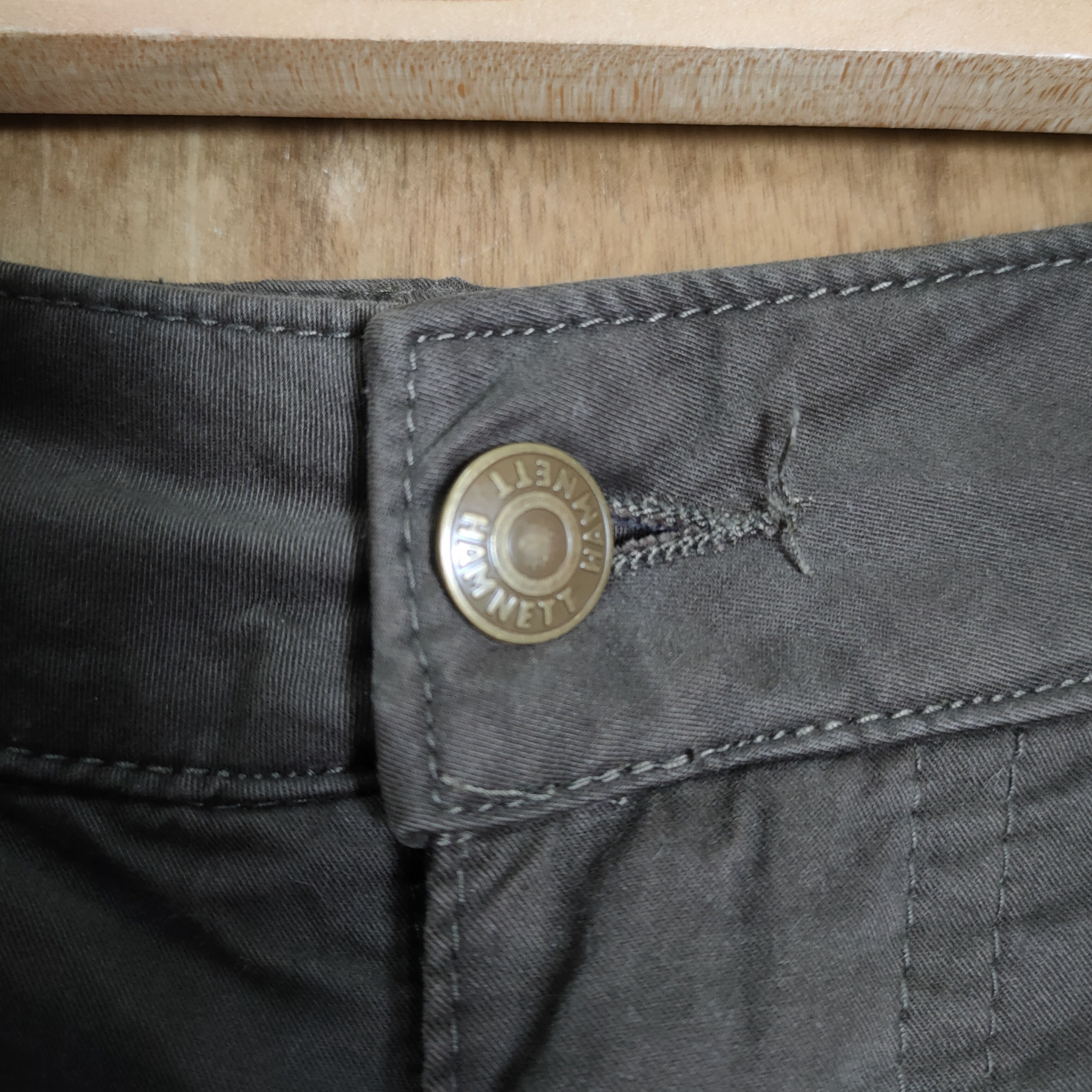 Katharine Hamnett London × Vintage VINTAGE HAMNETT BROWN CARGO PANTS / ZIPPER OPEN LEG Size US 32 / EU 48 - 12 Thumbnail