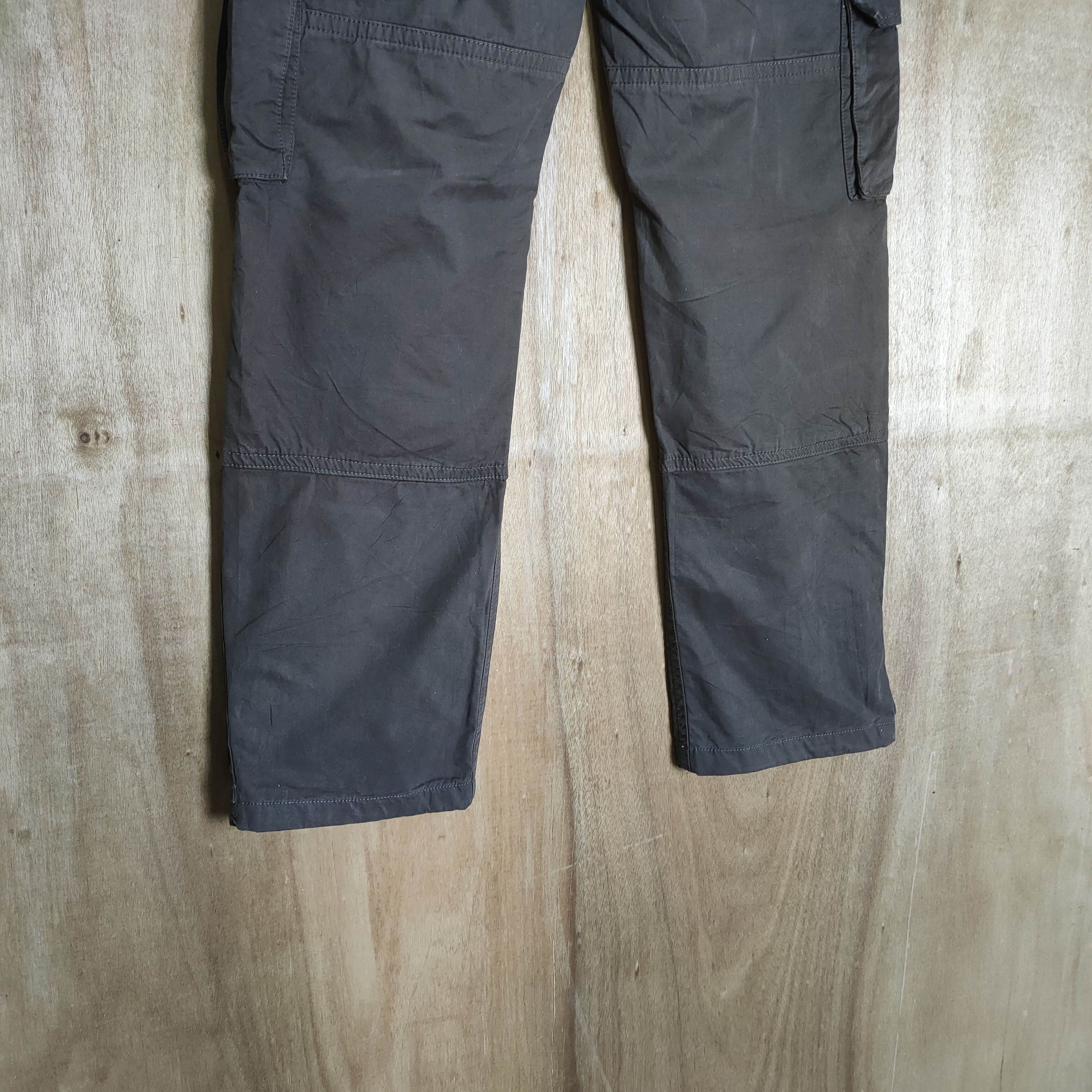 Katharine Hamnett London × Vintage VINTAGE HAMNETT BROWN CARGO PANTS / ZIPPER OPEN LEG Size US 32 / EU 48 - 11 Thumbnail