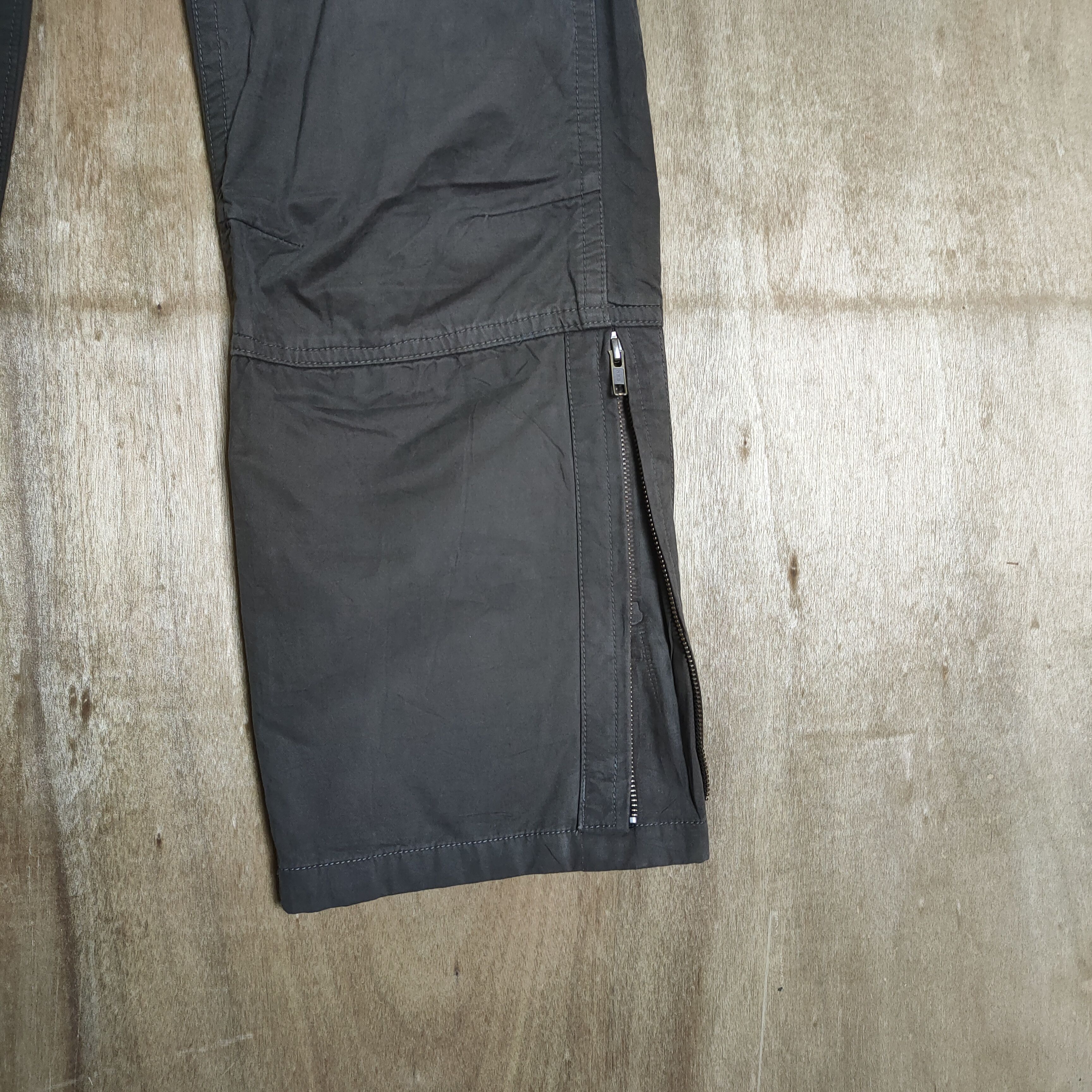 Katharine Hamnett London × Vintage VINTAGE HAMNETT BROWN CARGO PANTS / ZIPPER OPEN LEG Size US 32 / EU 48 - 8 Thumbnail