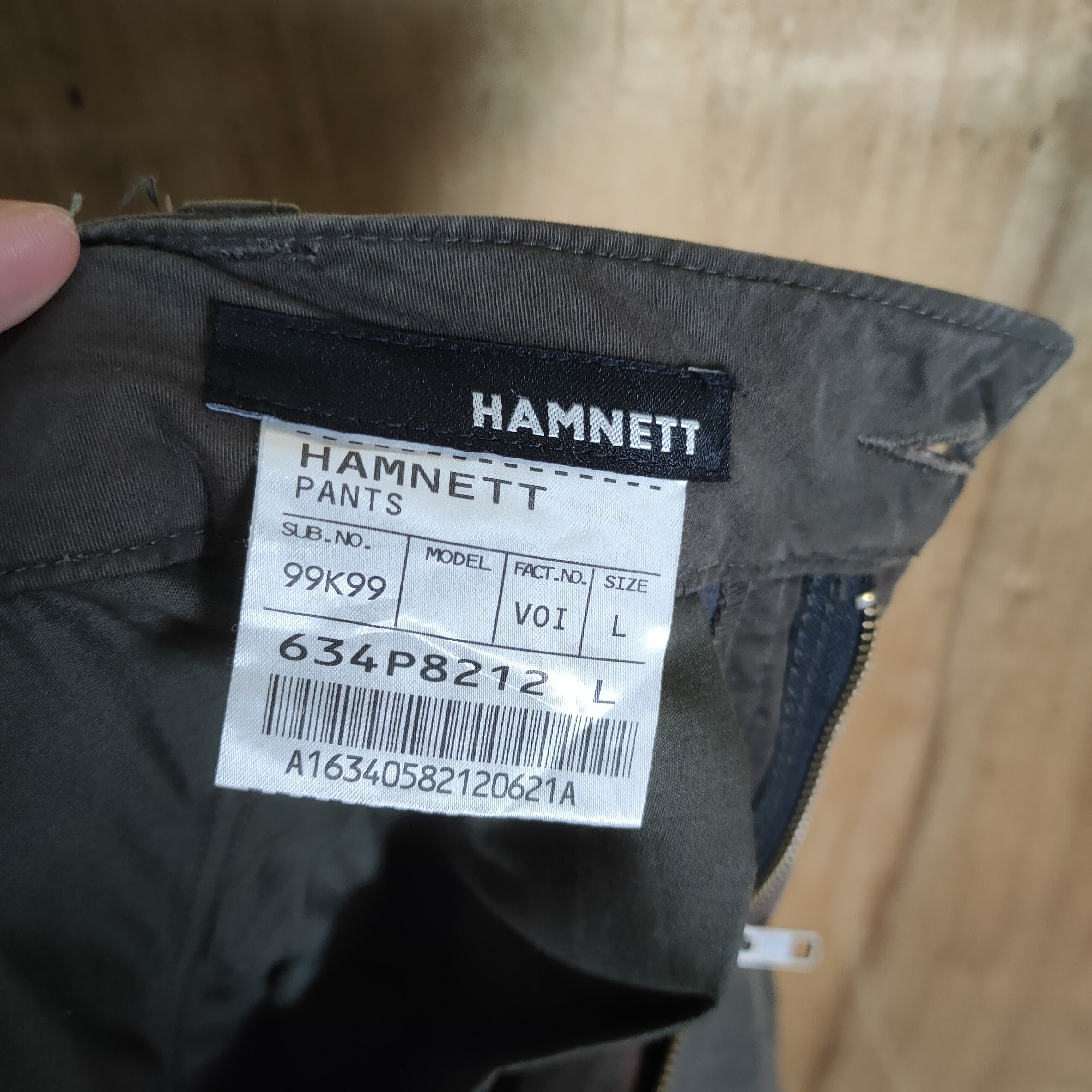 Katharine Hamnett London × Vintage VINTAGE HAMNETT BROWN CARGO PANTS / ZIPPER OPEN LEG Size US 32 / EU 48 - 14 Thumbnail