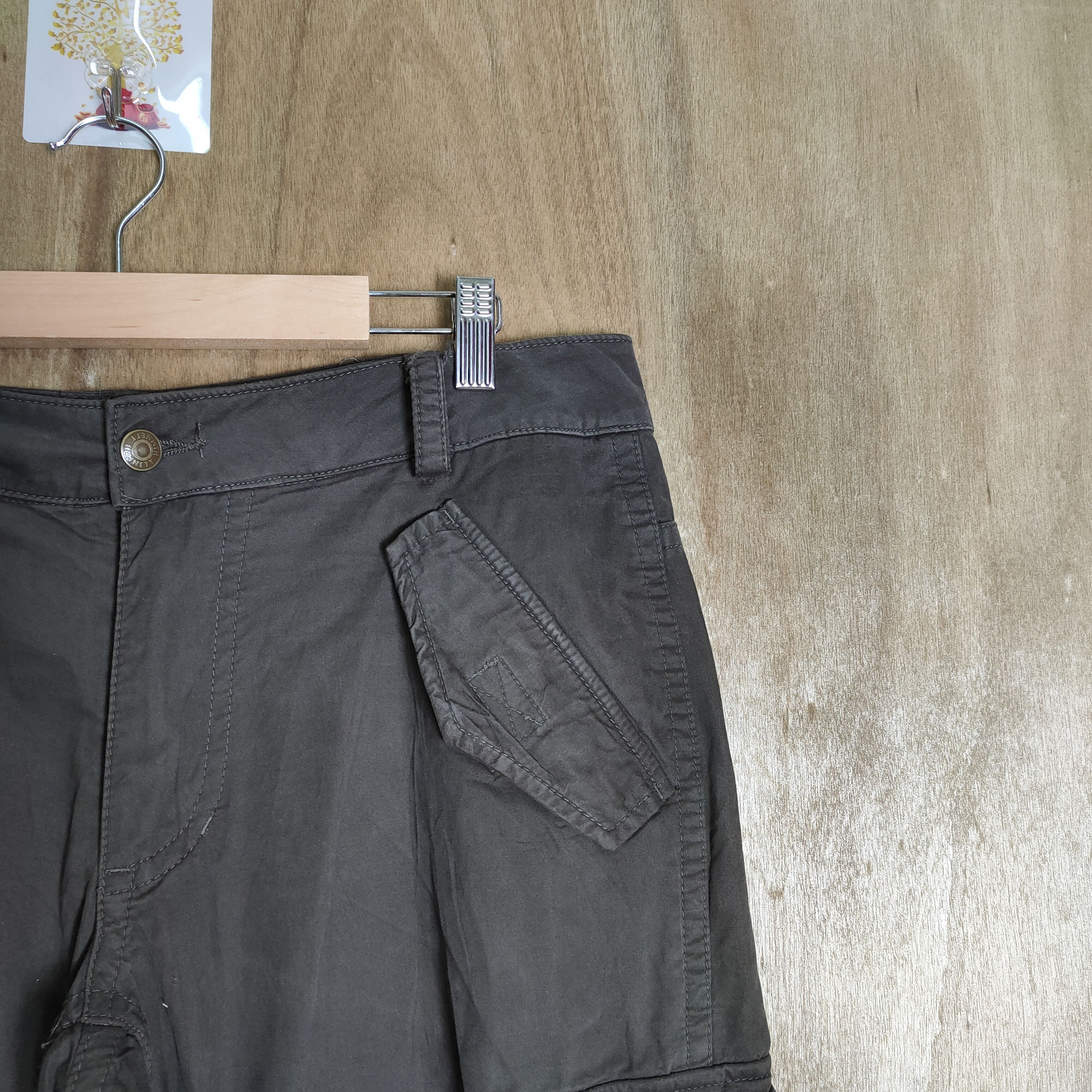 Katharine Hamnett London × Vintage VINTAGE HAMNETT BROWN CARGO PANTS / ZIPPER OPEN LEG Size US 32 / EU 48 - 7 Thumbnail