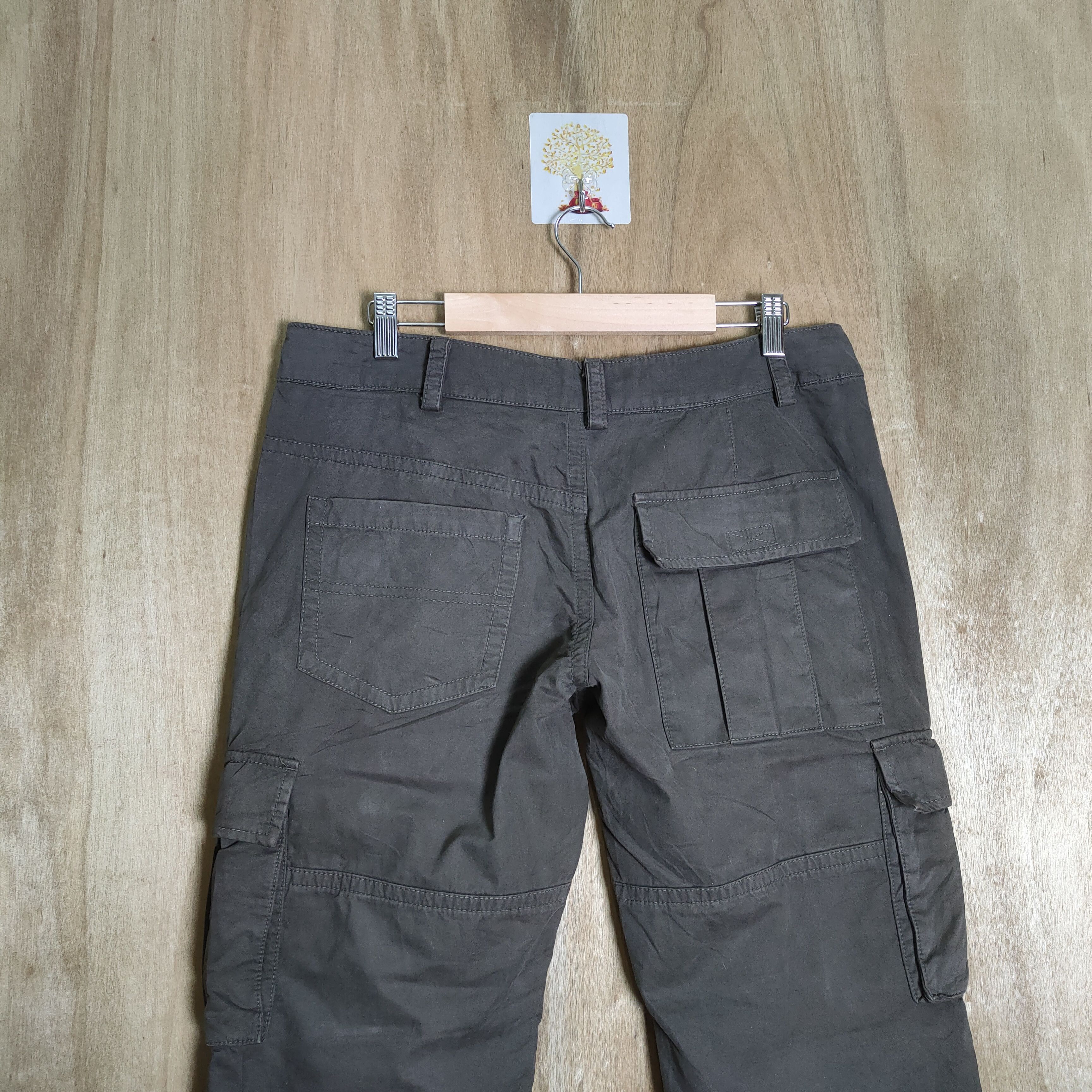 Katharine Hamnett London × Vintage VINTAGE HAMNETT BROWN CARGO PANTS / ZIPPER OPEN LEG Size US 32 / EU 48 - 10 Thumbnail