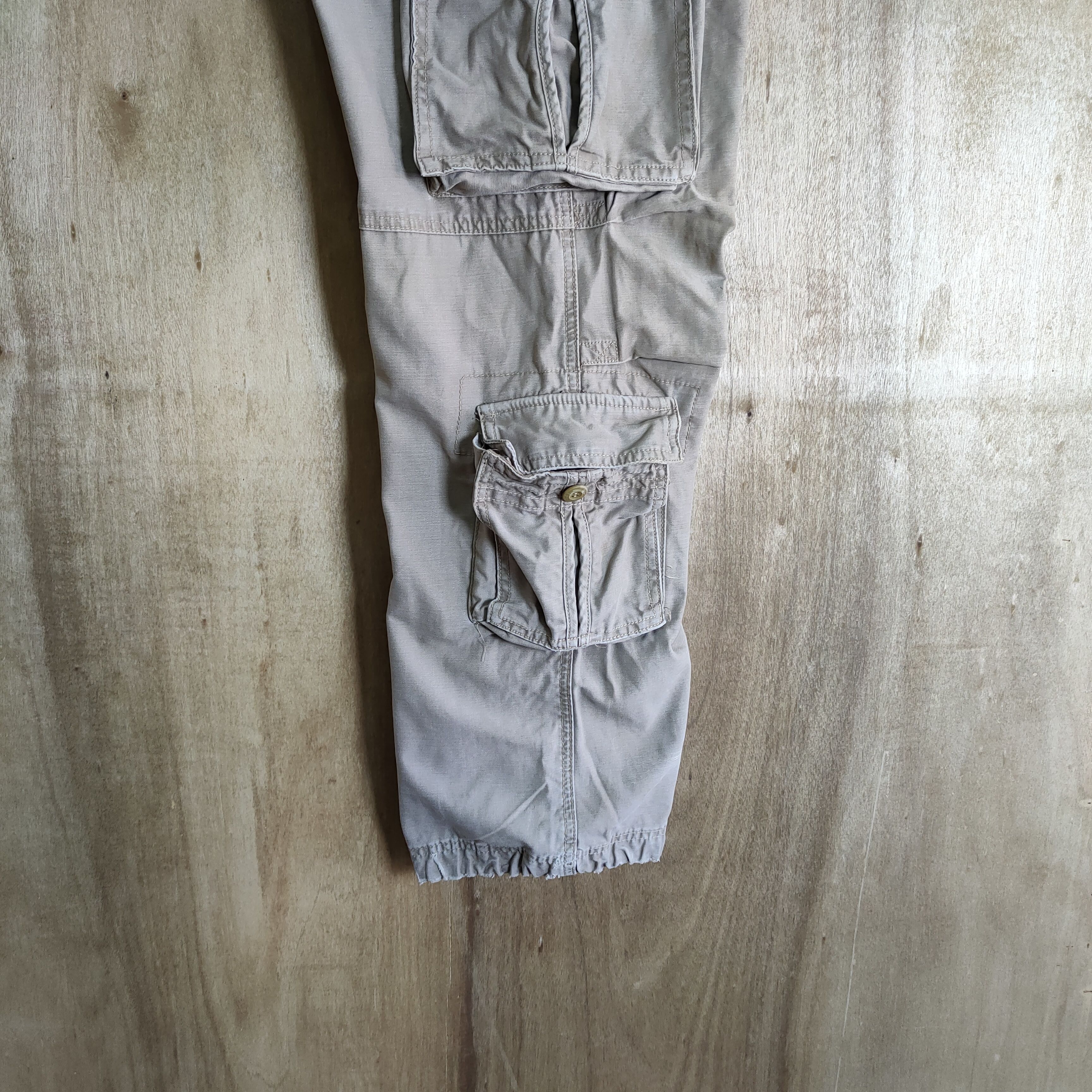 Vintage 9 POCKET HCO FATIGUE VINTAGE MILITARY CARGO PANTS Size US 32 / EU 48 - 17 Thumbnail