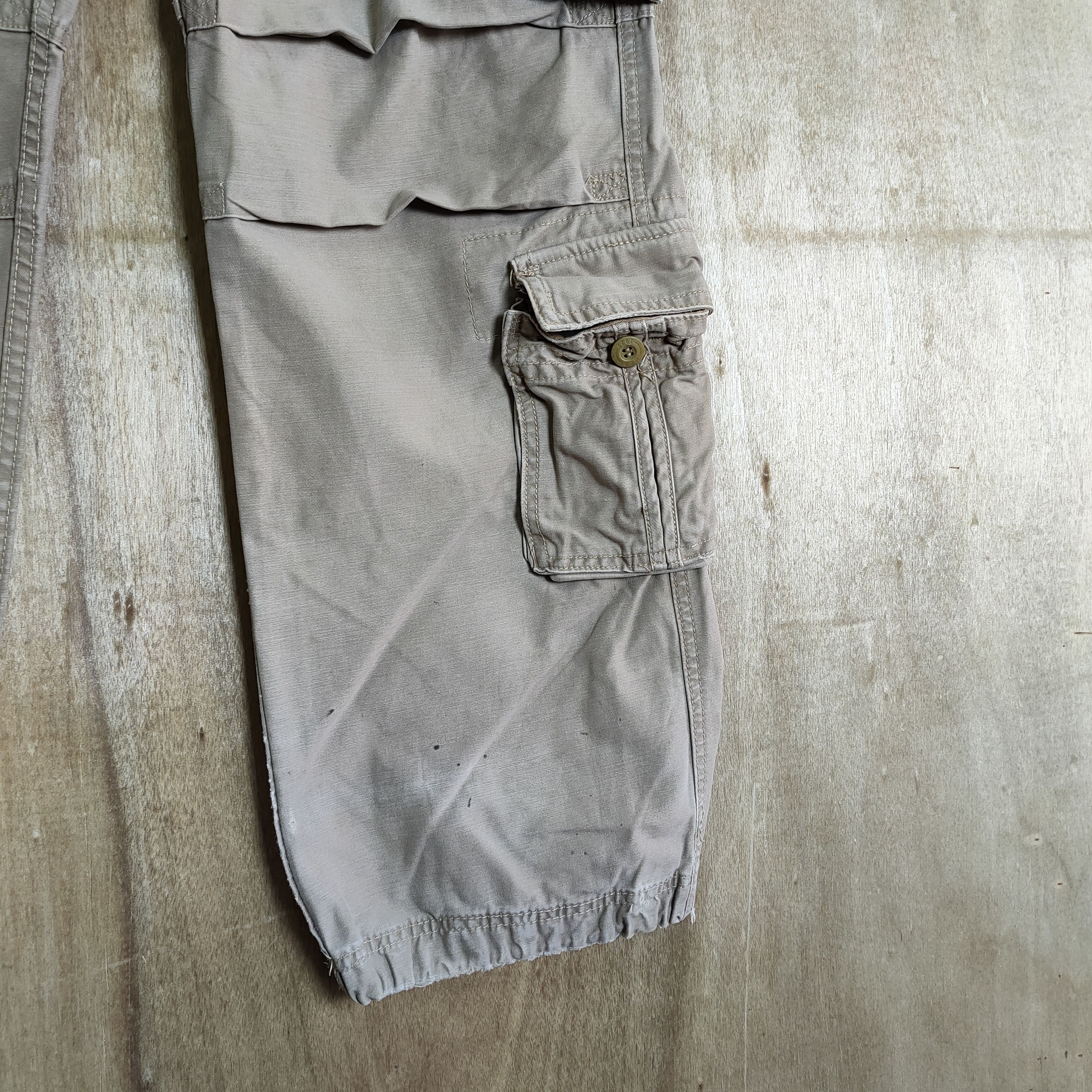 Vintage 9 POCKET HCO FATIGUE VINTAGE MILITARY CARGO PANTS Size US 32 / EU 48 - 9 Thumbnail