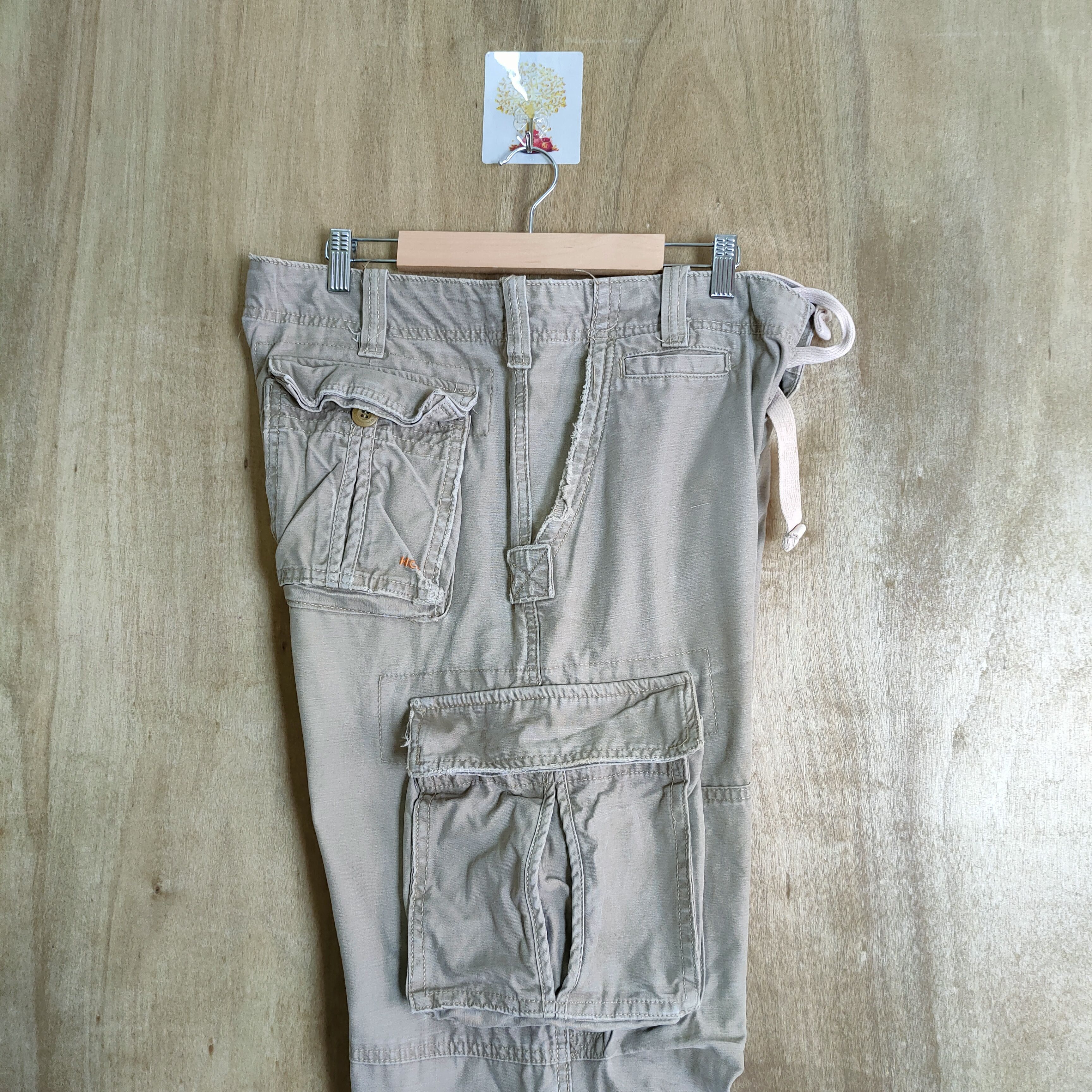 Vintage 9 POCKET HCO FATIGUE VINTAGE MILITARY CARGO PANTS Size US 32 / EU 48 - 16 Thumbnail