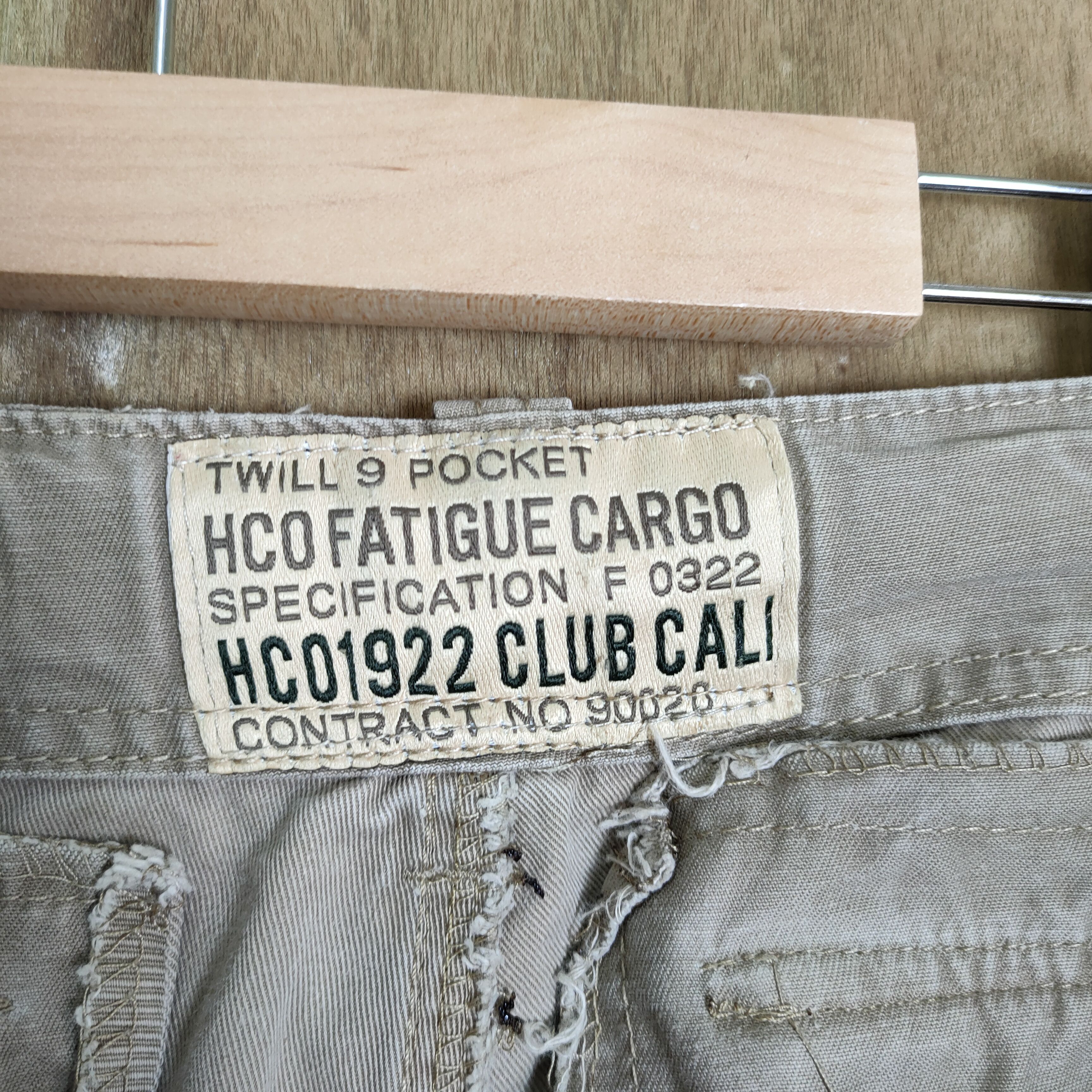 Vintage 9 POCKET HCO FATIGUE VINTAGE MILITARY CARGO PANTS Size US 32 / EU 48 - 13 Thumbnail