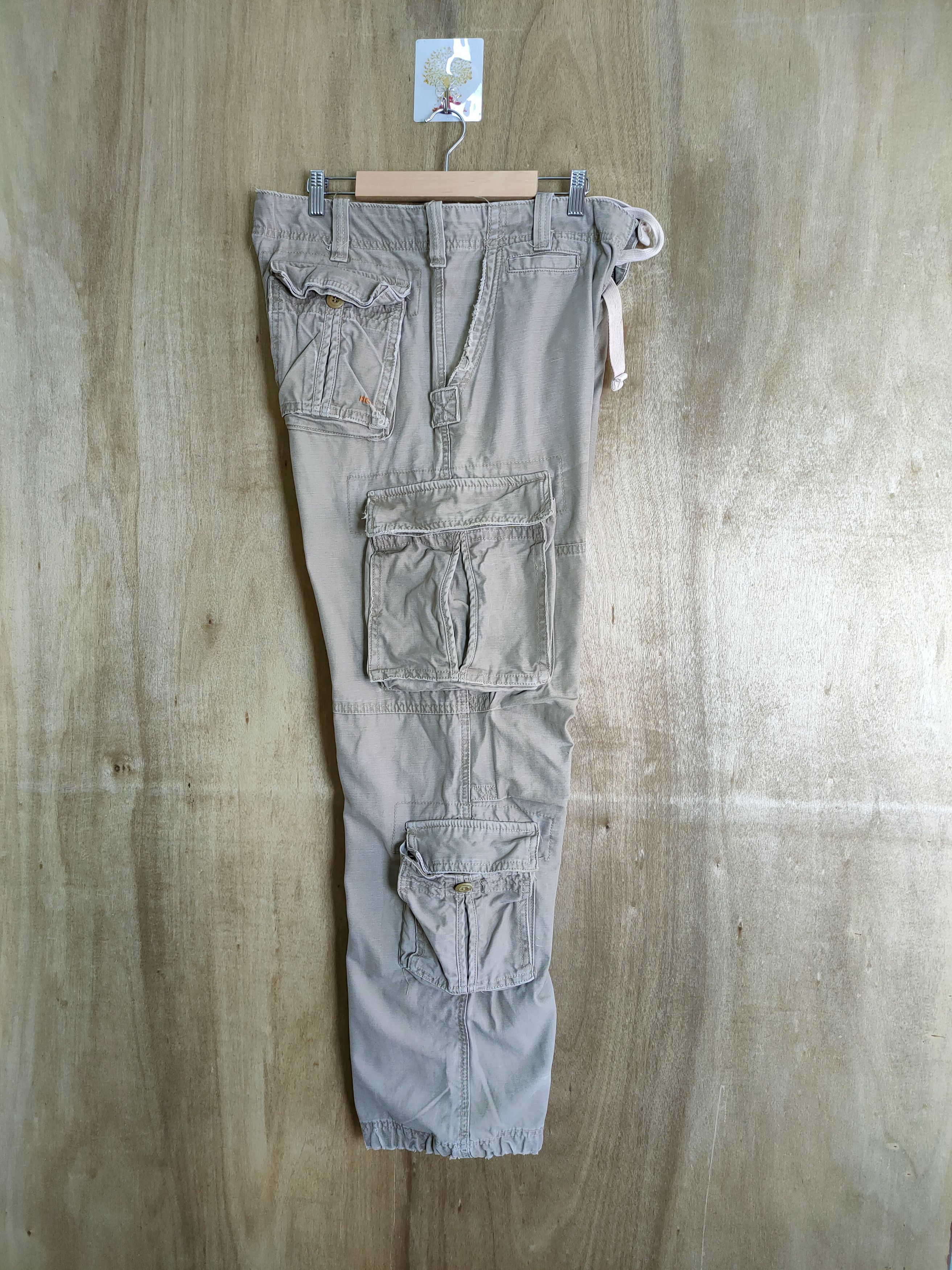 Vintage 9 POCKET HCO FATIGUE VINTAGE MILITARY CARGO PANTS Size US 32 / EU 48 - 7 Thumbnail