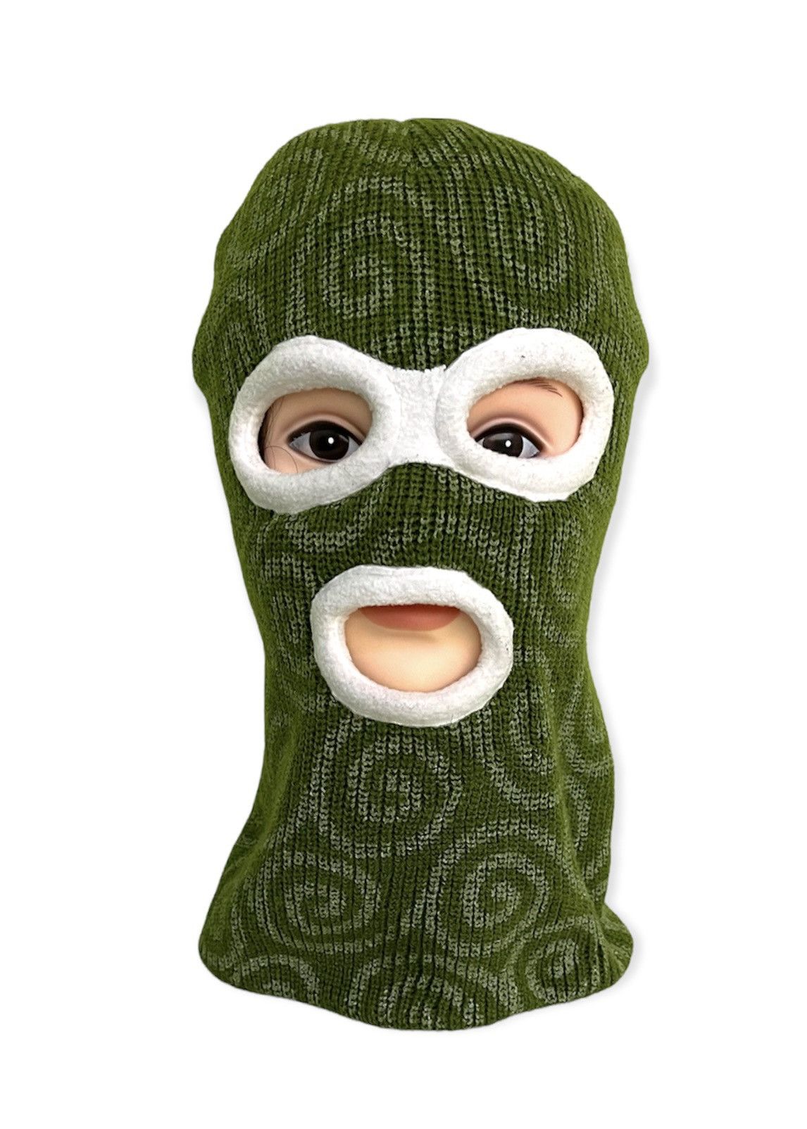 Beauty Beast Japanese Brand Balaclava GREEN MASK design in Japan Size ONE SIZE - 2 Thumbnail