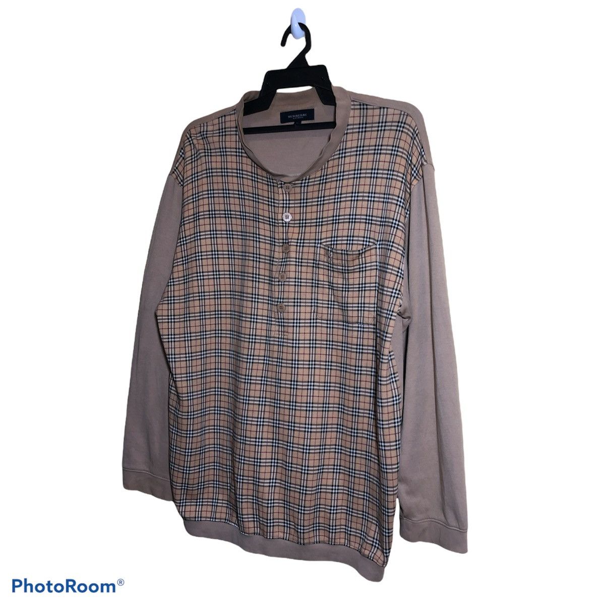 Burberry × Japanese Brand × Vintage Burberry’s Nova Check Small embroidery Logo Longsleeve Size US L / EU 52-54 / 3 - 3 Thumbnail