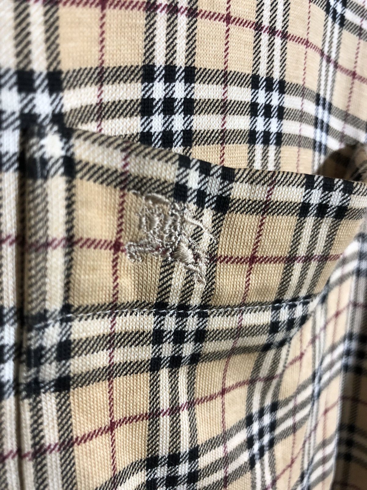 Burberry × Japanese Brand × Vintage Burberry’s Nova Check Small embroidery Logo Longsleeve Size US L / EU 52-54 / 3 - 7 Thumbnail