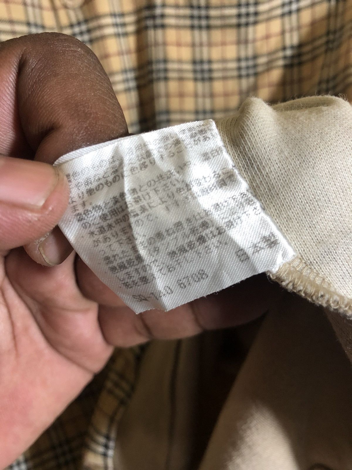 Burberry × Japanese Brand × Vintage Burberry’s Nova Check Small embroidery Logo Longsleeve Size US L / EU 52-54 / 3 - 9 Thumbnail