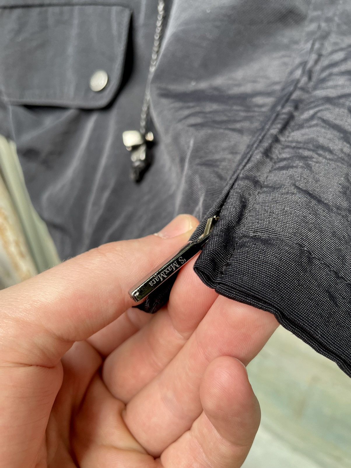 Max Mara Max Mara S Rainwear’s Waterproof Black Rain Coat Size M / US 6-8 / IT 42-44 - 5 Thumbnail