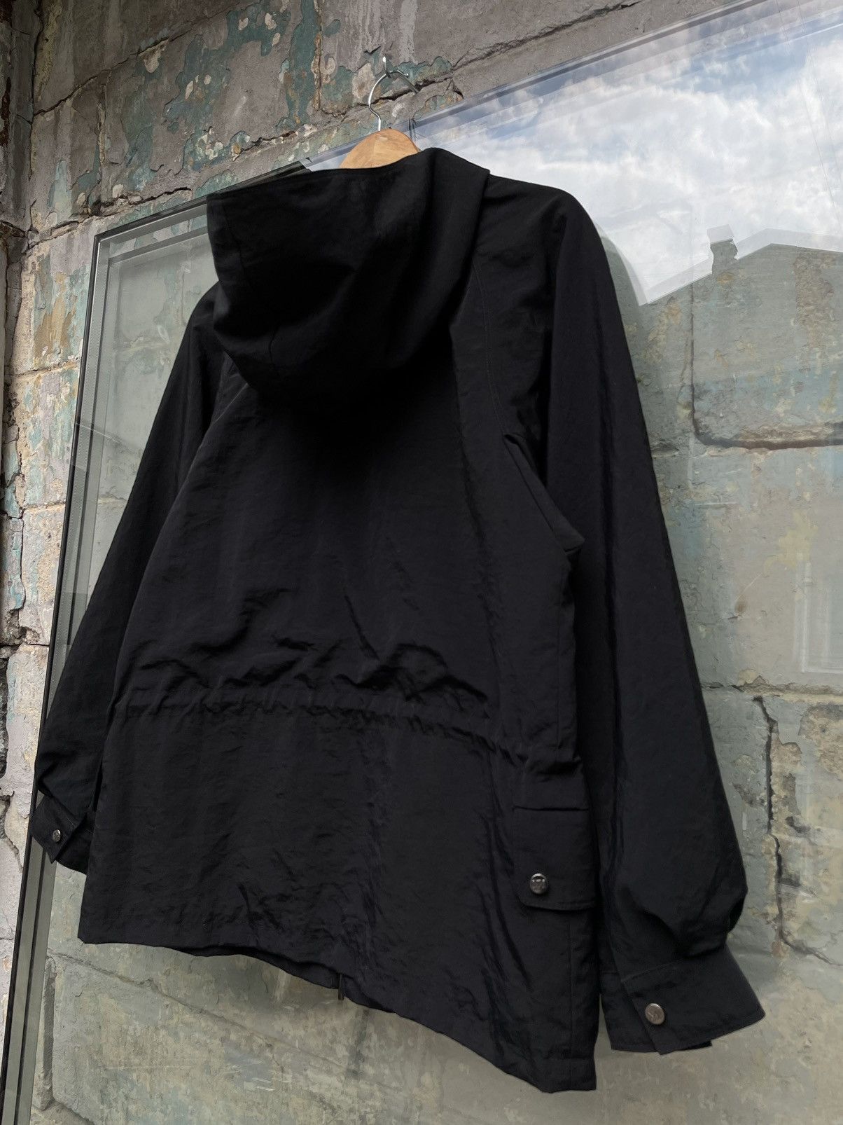 Max Mara Max Mara S Rainwear’s Waterproof Black Rain Coat Size M / US 6-8 / IT 42-44 - 7 Thumbnail