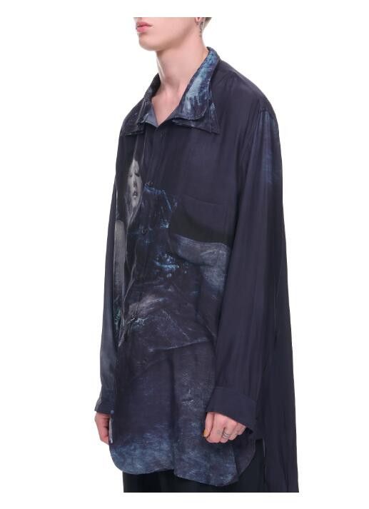 Yohji Yamamoto BNWT AW22 YOHJI YAMAMOTO POUR HOMME TRIPLE COLLAR SHIRT 2 Size US M / EU 48-50 / 2 - 12 Thumbnail