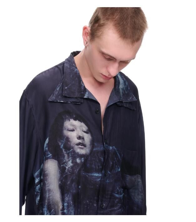 Yohji Yamamoto BNWT AW22 YOHJI YAMAMOTO POUR HOMME TRIPLE COLLAR SHIRT 2 Size US M / EU 48-50 / 2 - 13 Thumbnail