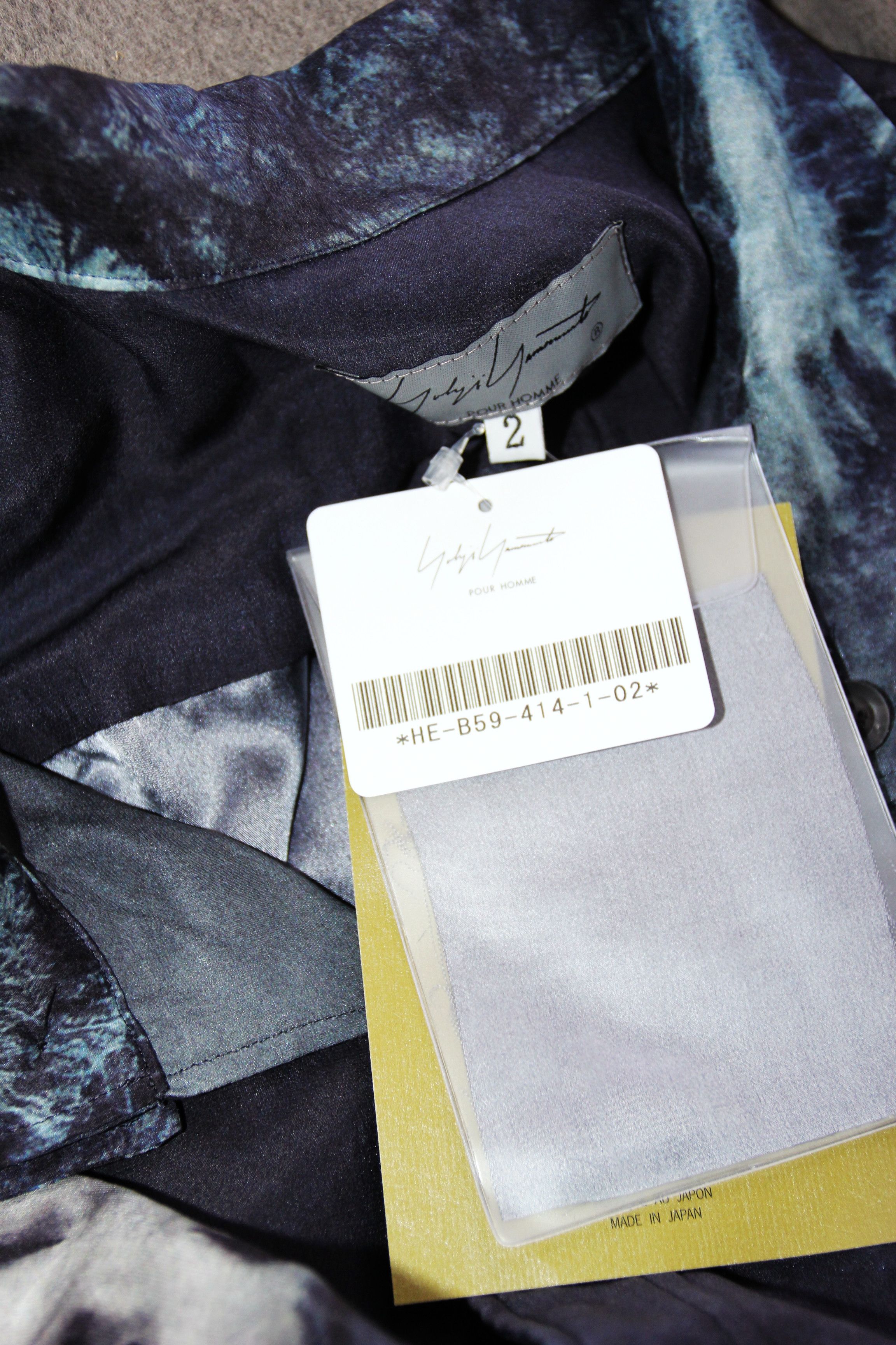 Yohji Yamamoto BNWT AW22 YOHJI YAMAMOTO POUR HOMME TRIPLE COLLAR SHIRT 2 Size US M / EU 48-50 / 2 - 9 Thumbnail