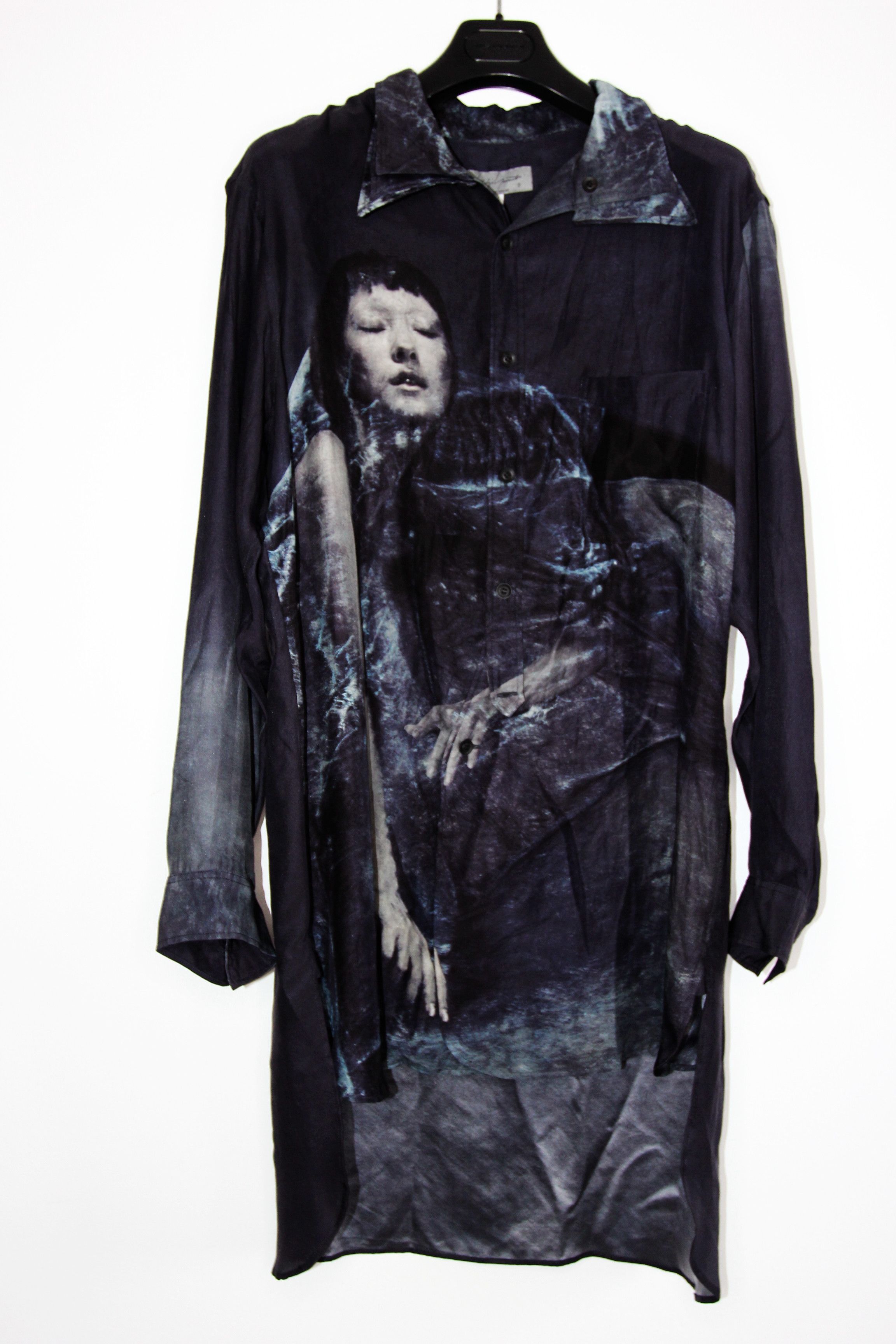 Yohji Yamamoto BNWT AW22 YOHJI YAMAMOTO POUR HOMME TRIPLE COLLAR SHIRT 2 Size US M / EU 48-50 / 2 - 2 Thumbnail