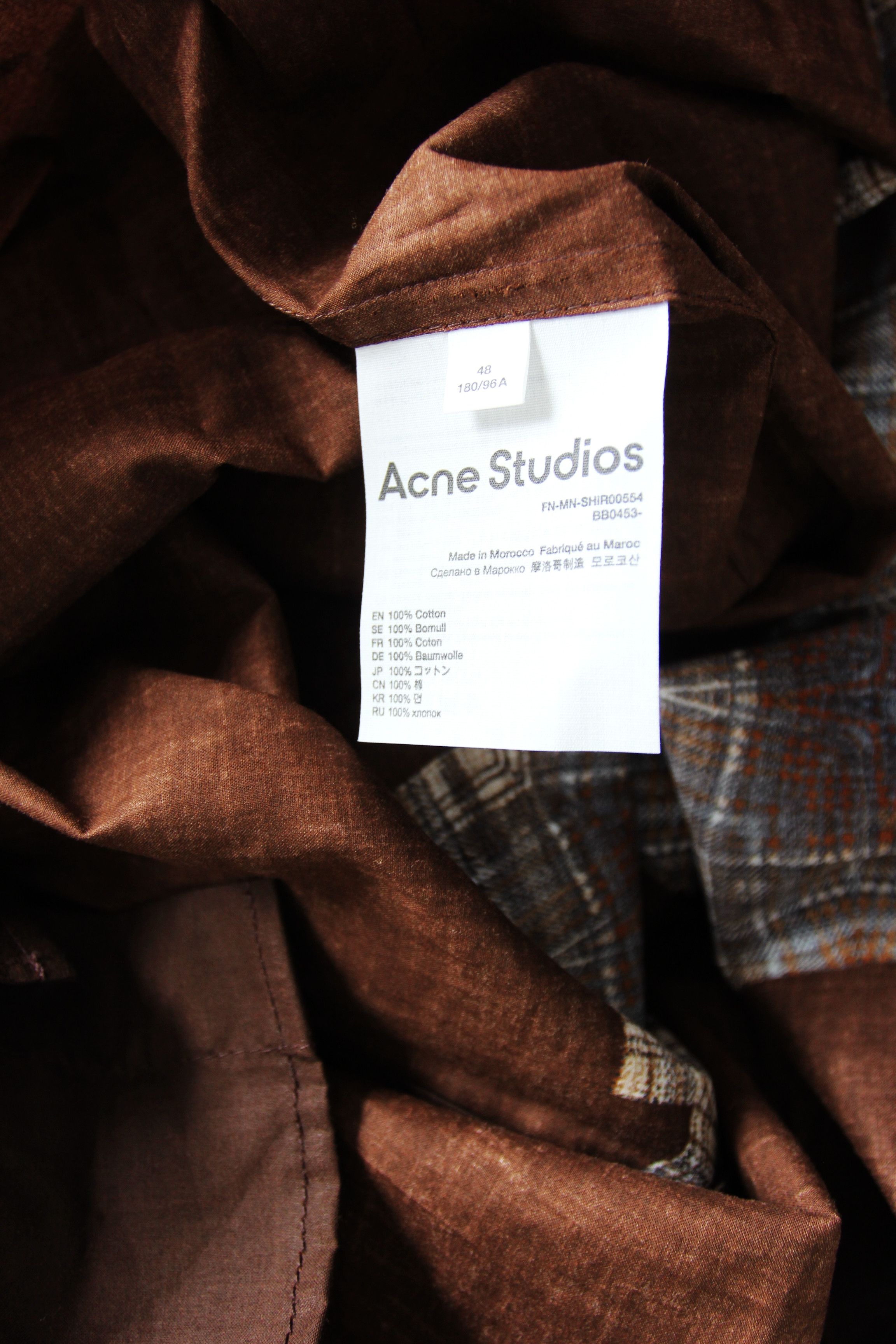 Acne Studios BNWT AW22 ACNE STUDIOS KALEIDOSCOPE PRINTED SHIRT 48 Size US M / EU 48-50 / 2 - 8 Thumbnail