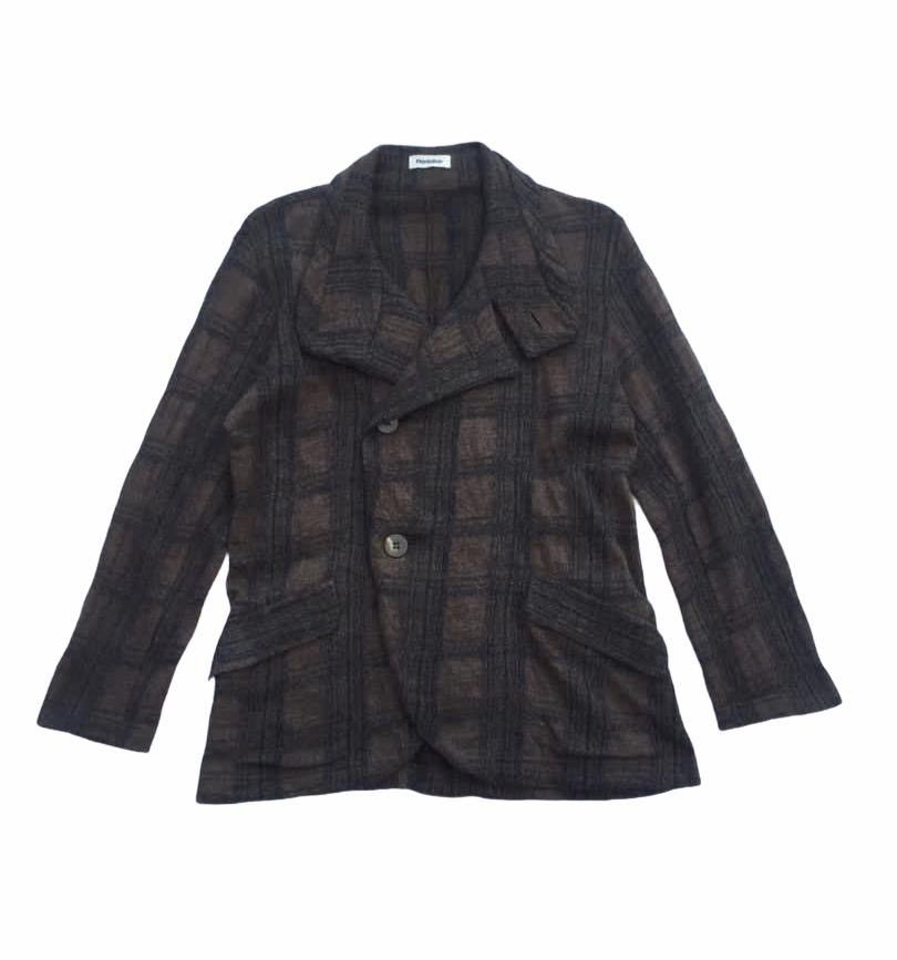 Issey Miyake WOOL PLAID TARTAN JACKET by PLANTATION Size US M / EU 48-50 / 2 - 1 Thumbnail