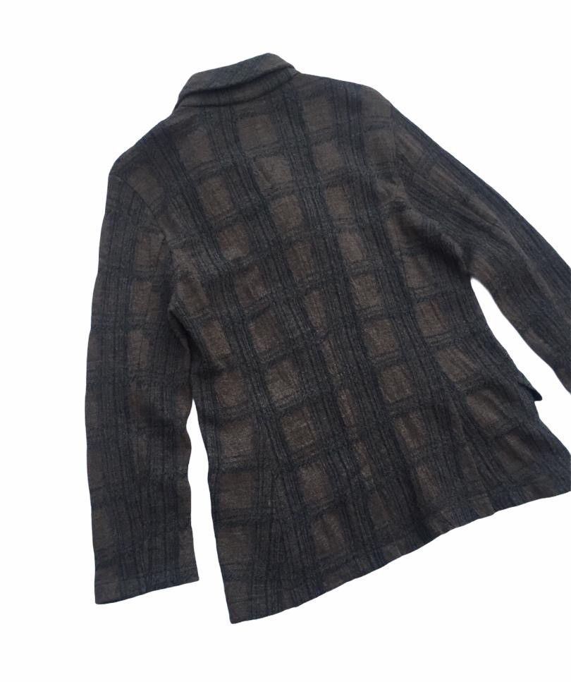 Issey Miyake WOOL PLAID TARTAN JACKET by PLANTATION Size US M / EU 48-50 / 2 - 7 Thumbnail