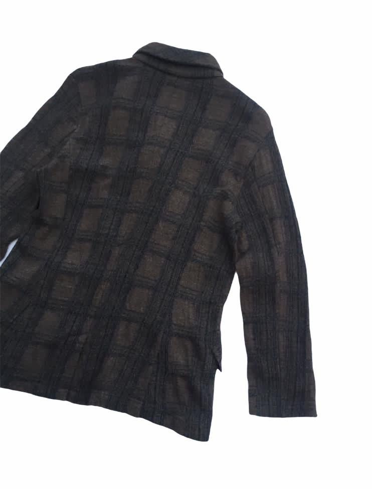 Issey Miyake WOOL PLAID TARTAN JACKET by PLANTATION Size US M / EU 48-50 / 2 - 6 Thumbnail