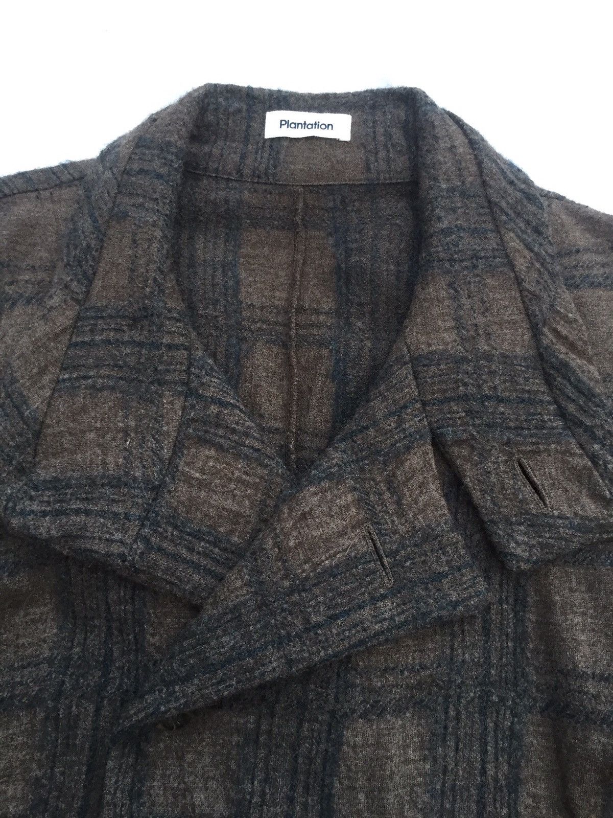 Issey Miyake WOOL PLAID TARTAN JACKET by PLANTATION Size US M / EU 48-50 / 2 - 10 Thumbnail