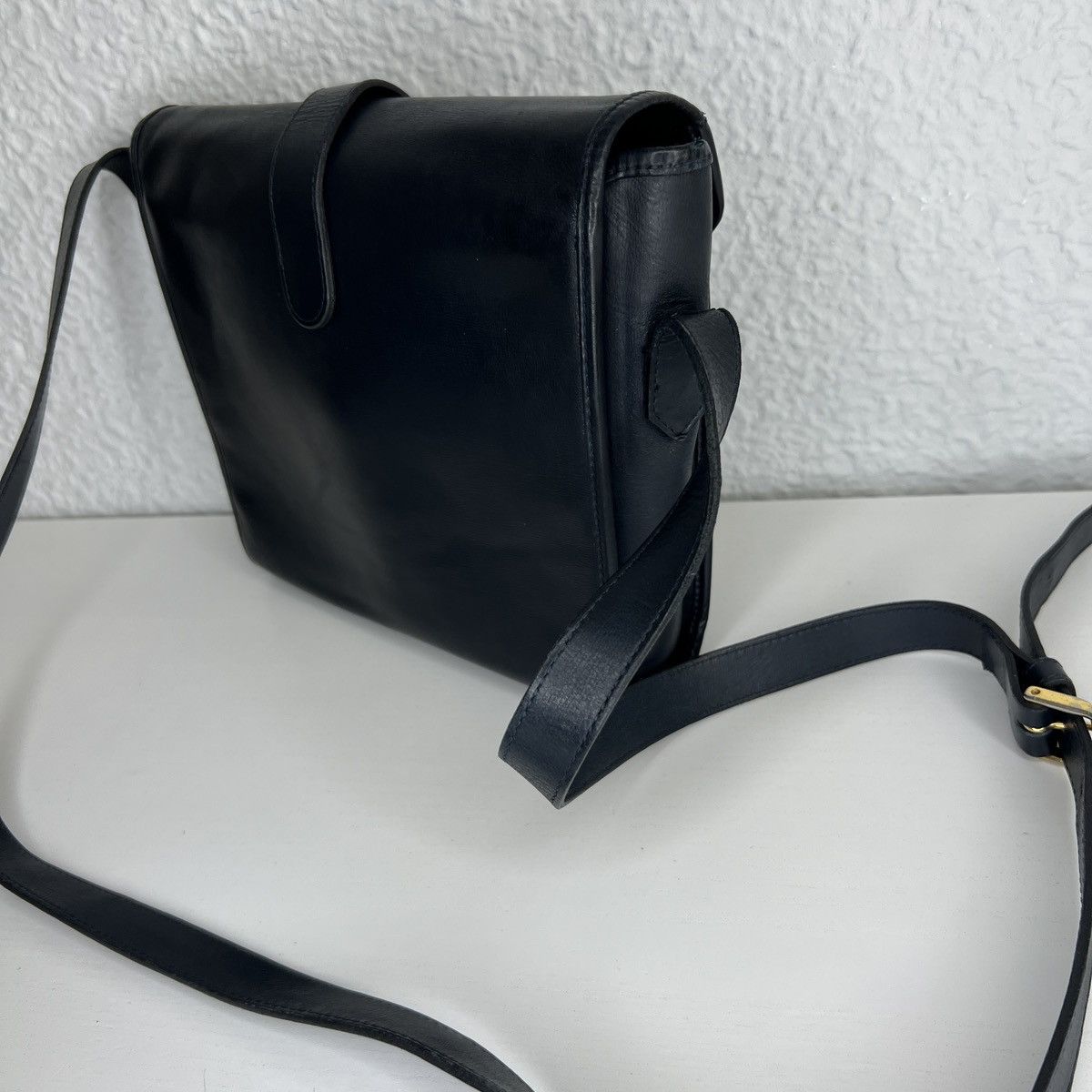 Saint Laurent Paris × Yves Saint Laurent Vintage Navy Yves Saint Laurent YSL Crossbody Shoulder Bag Size ONE SIZE - 6 Thumbnail