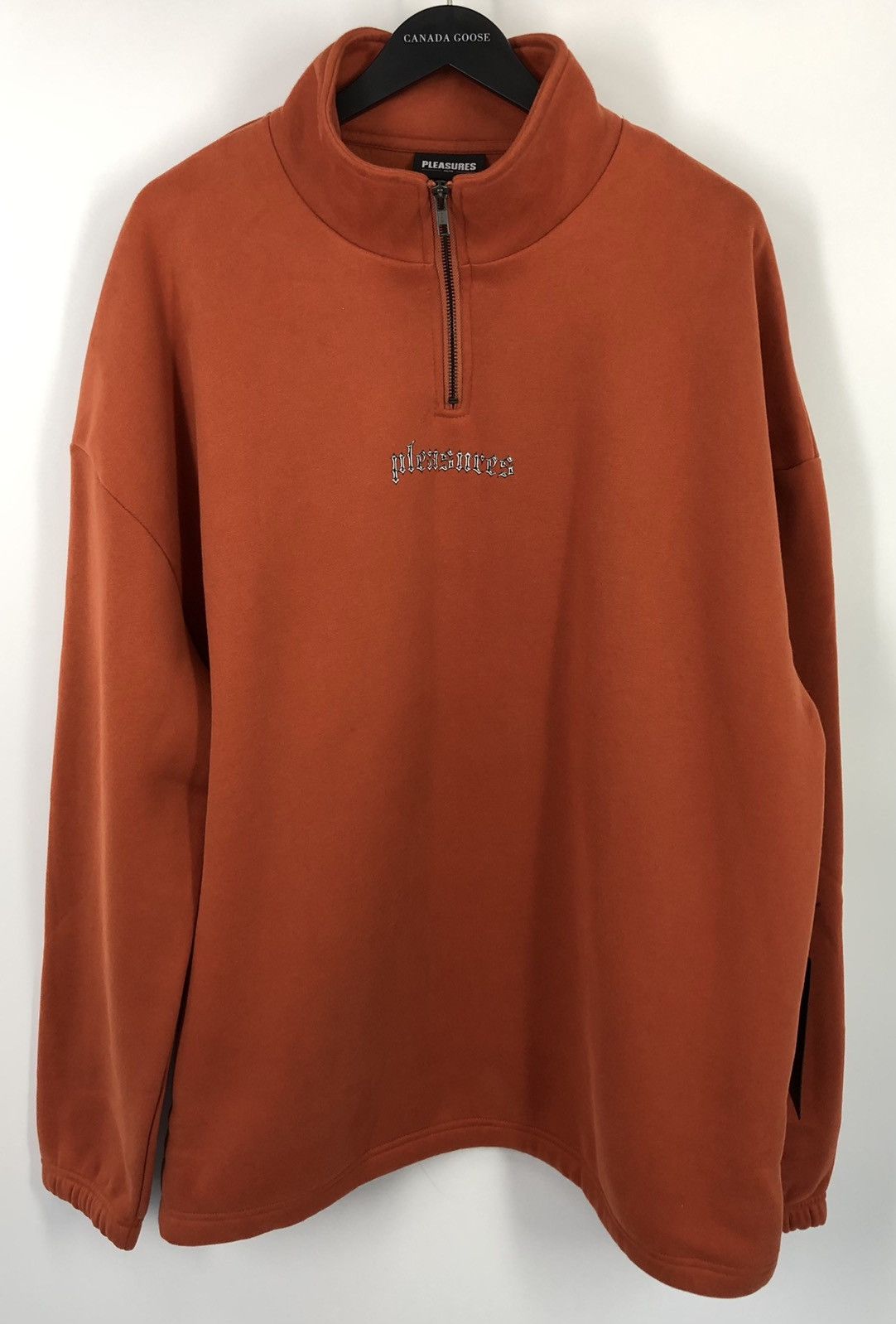 Pleasures Pleasures Now Harmony Fleece Quarter Zip Pullover Orange Size US XXL / EU 58 / 5 - 2 Thumbnail