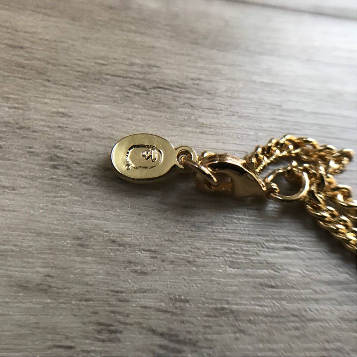 Bape BAPESTA sneaker necklace gold chain a bathing ape BAPE STA Size ONE SIZE - 9 Thumbnail