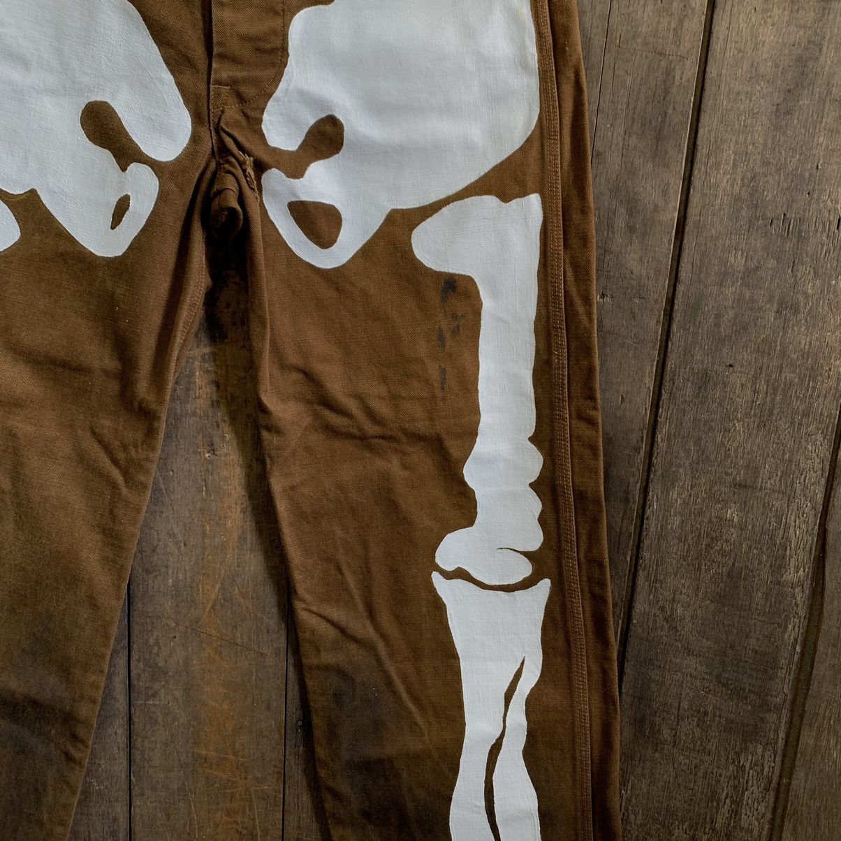 Vintage Vintage Carpenter Custom Skeleton Pants Size US 31 - 4 Thumbnail