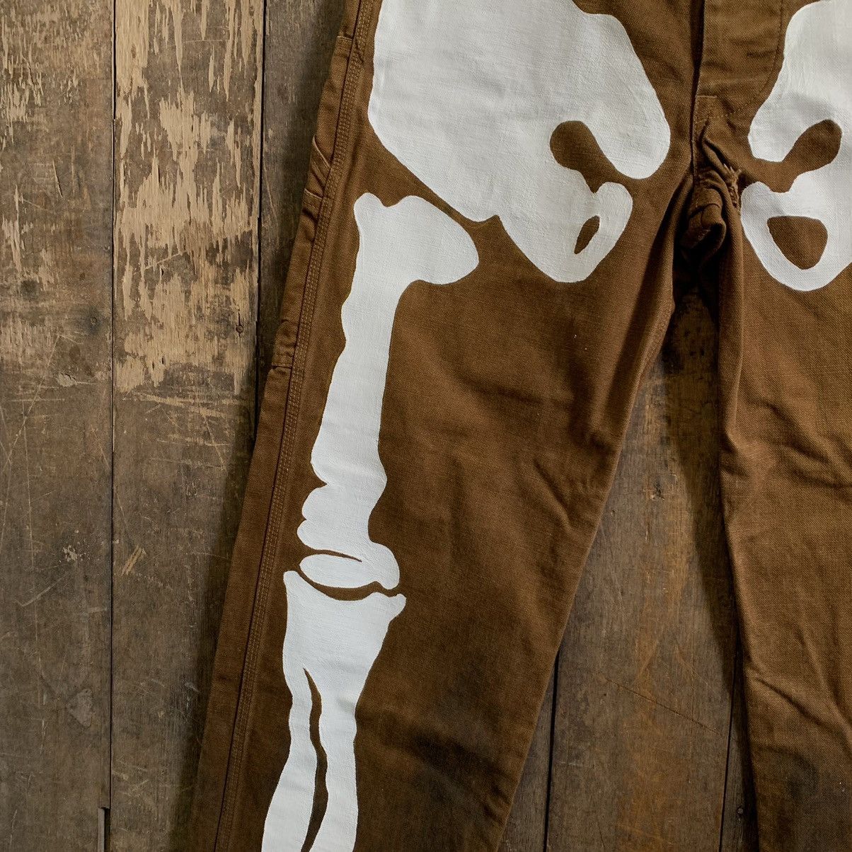 Vintage Vintage Carpenter Custom Skeleton Pants Size US 31 - 5 Thumbnail